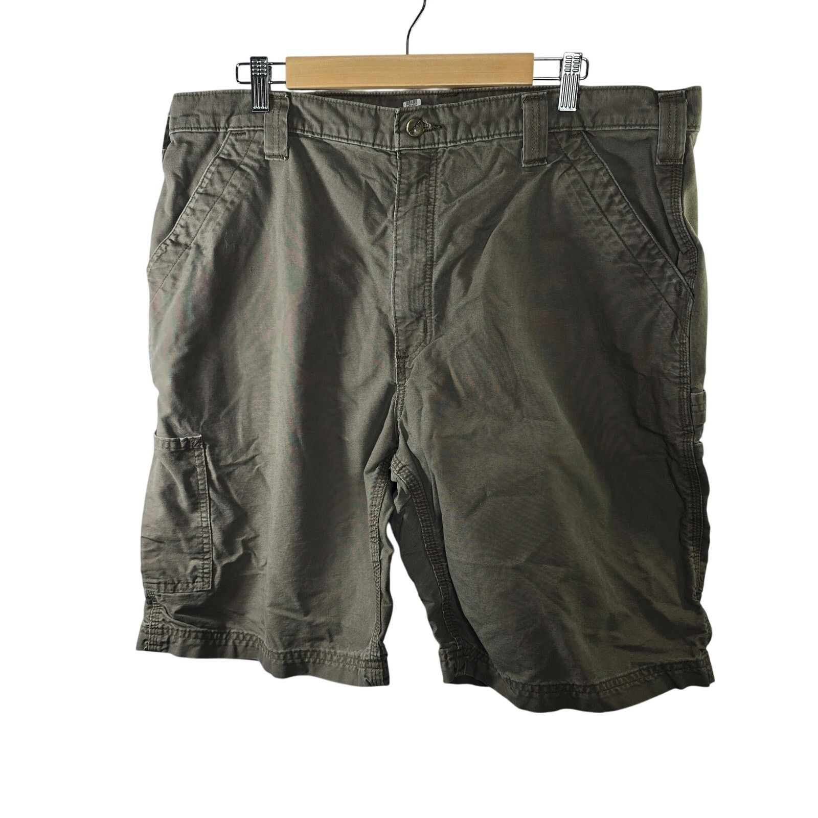 Carhartt Vintage Men's Carhartt Green Cargo Shorts Size 40 Size US 40 / EU 56 - 1 Thumbnail