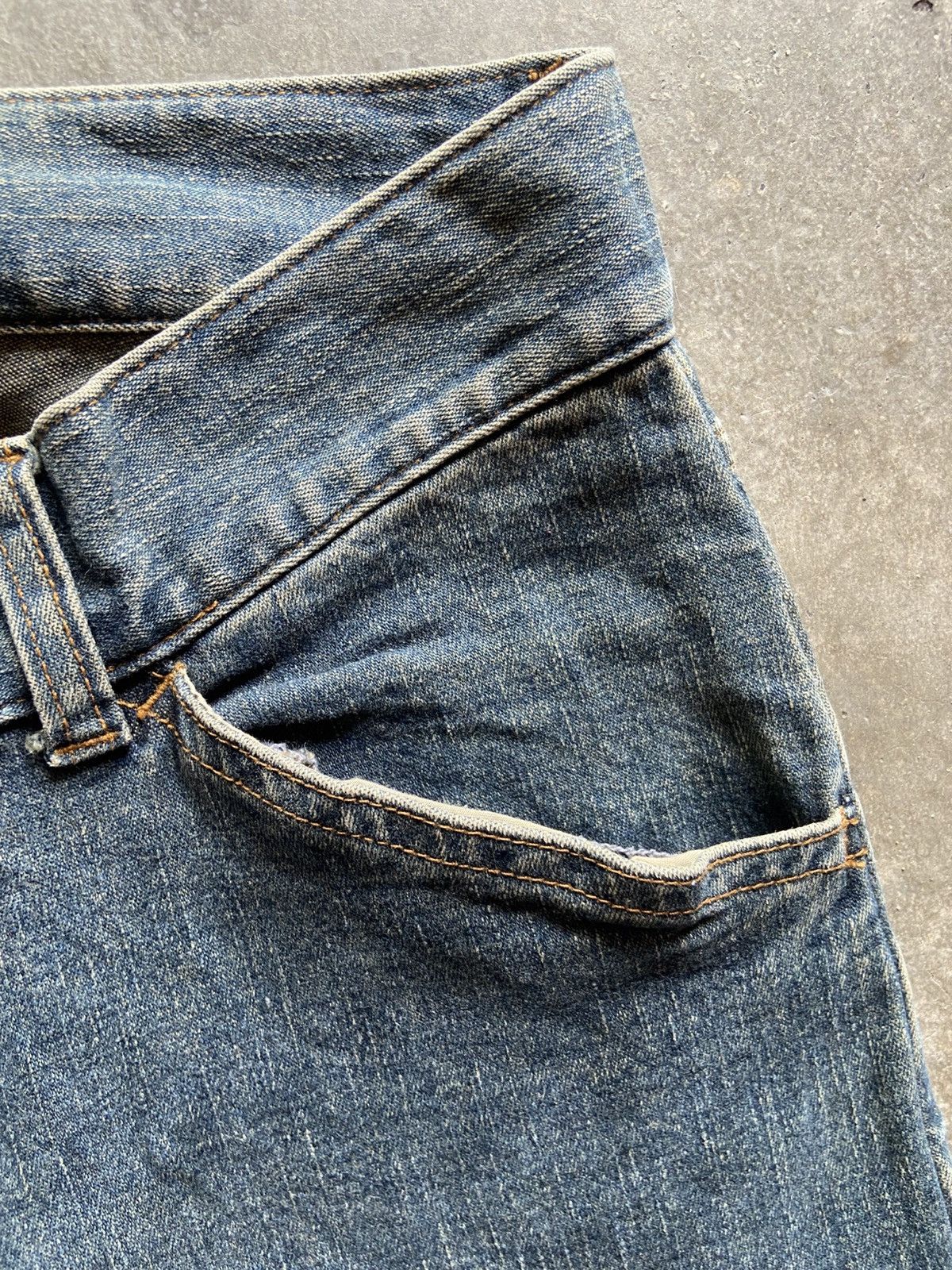 Japanese Brand ❗️Patchwork Flare Jeans Y2K Japanese Archive Size 28" / US 6 / IT 42 - 12 Thumbnail