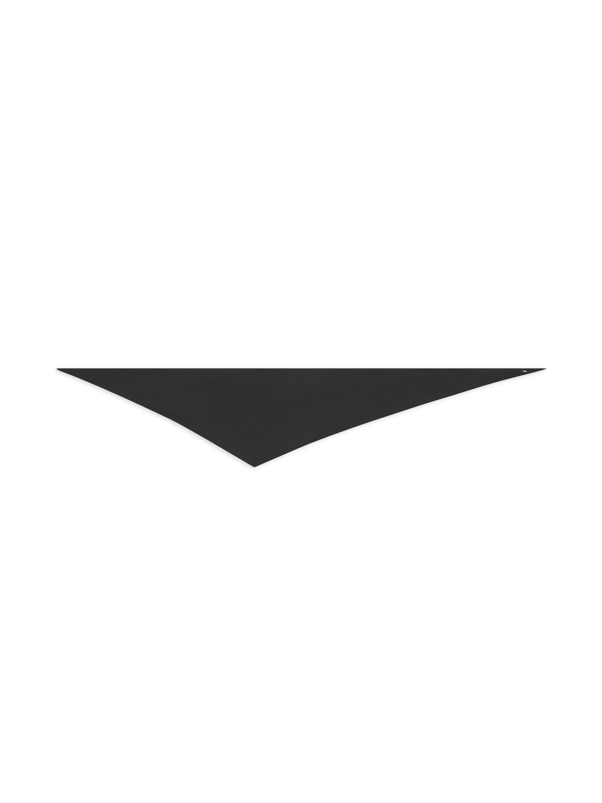 Saint Laurent Paris o1s1wg110824 Size: OS / Triangle Scarf in Silk Satin Black Size ONE SIZE - 2 Thumbnail