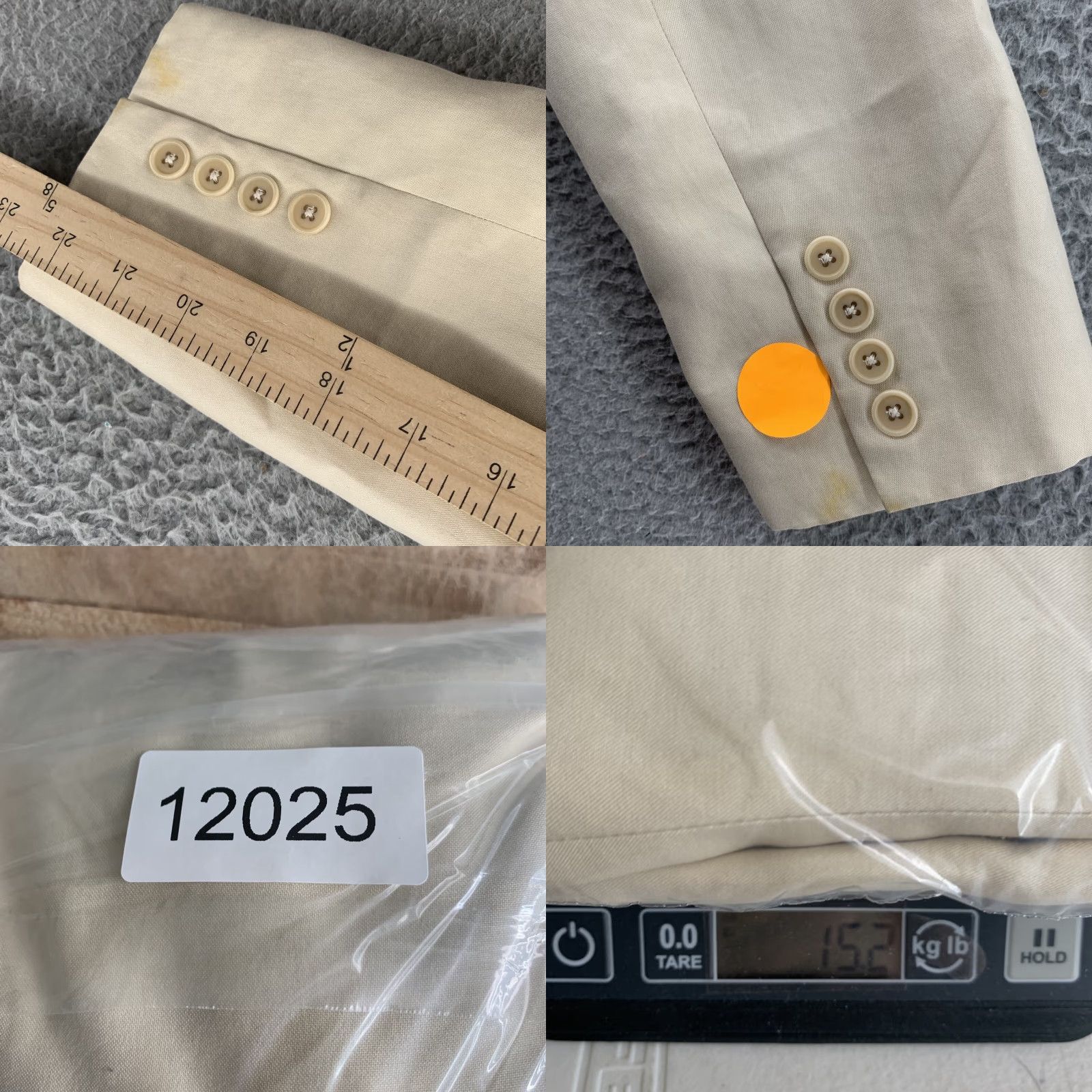 Ralph Lauren VINTAGE Lauren Ralph Lauren Silk Blazer Women's 8 Beige Corpcore Career Academia Blazer Women 8 Beige Logo Pockets Silk Blazer Size M / US 6-8 / IT 42-44 - 8 Thumbnail