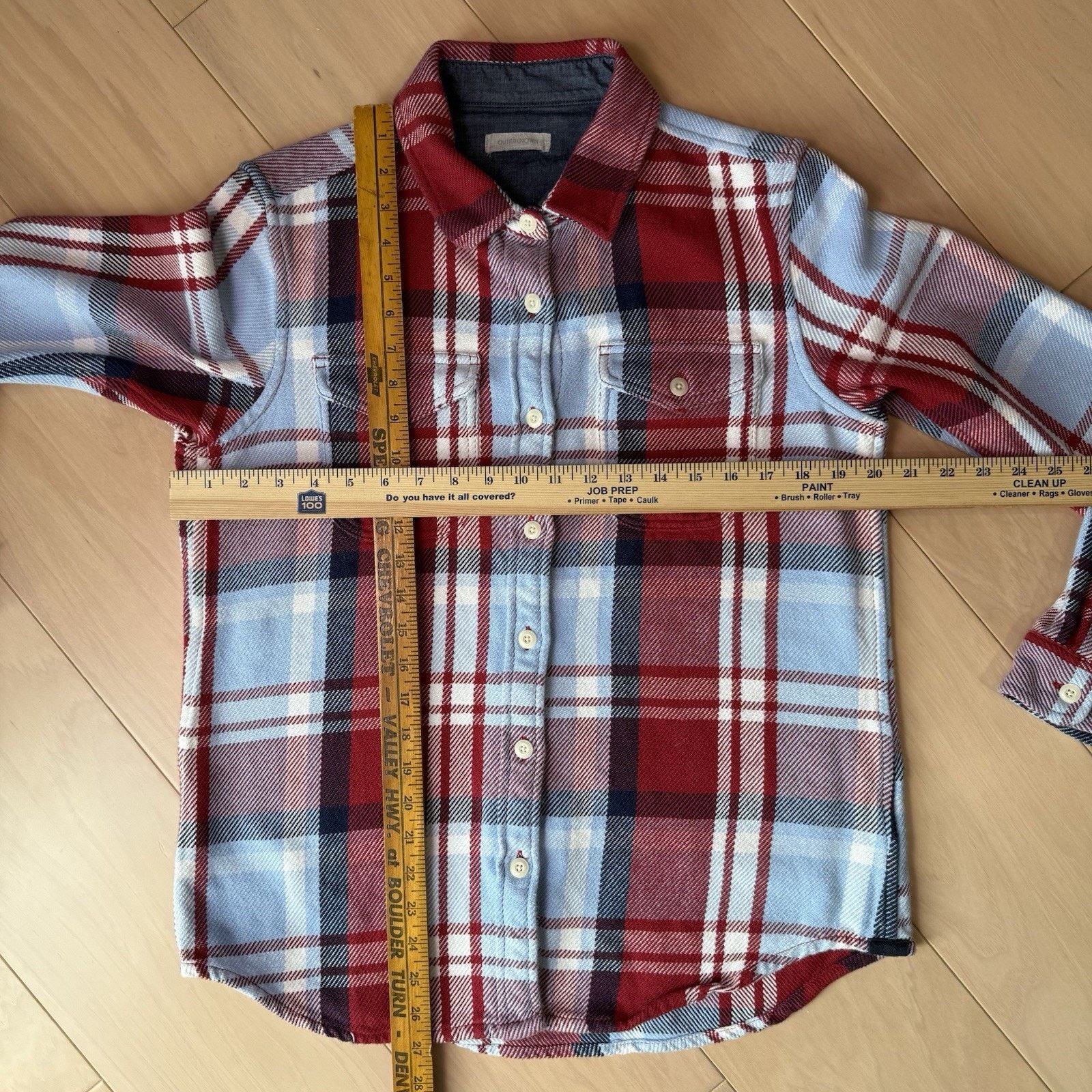 Outerknown Outerknown Blanket Shirt XS Multicolor Heavy Cotton Workwear Size US XS / EU 42 / 0 - 2 Thumbnail