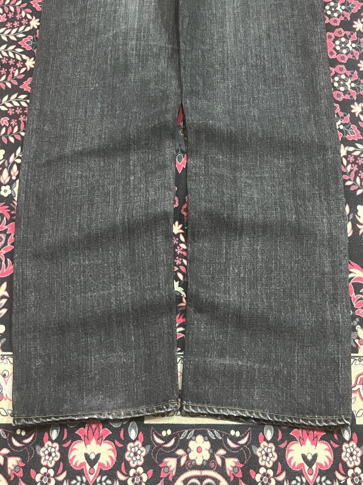 Japanese Brand Vintage Japanese Bobson Chessking Black Wash Distressed Jean Size US 32 / EU 48 - 10 Thumbnail