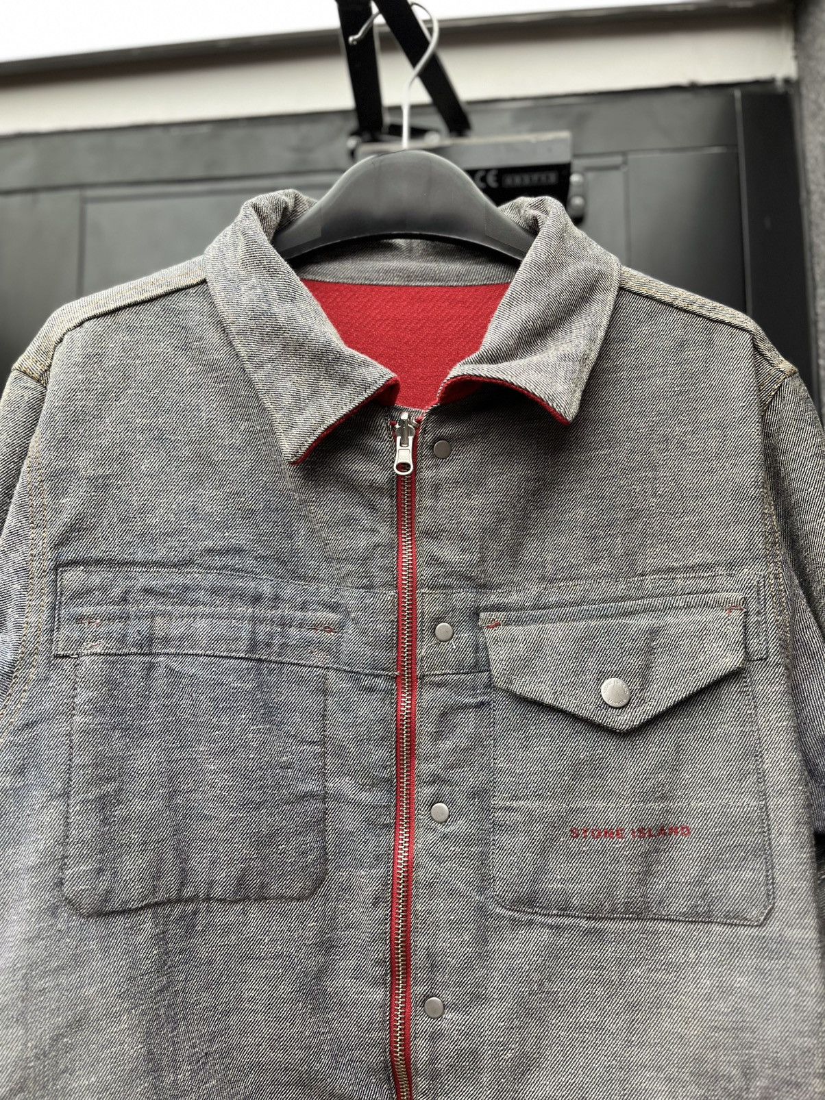 Stone Island Vintage stone island denim reversible jacket rare Size S / US 4 / IT 40 - 10 Thumbnail