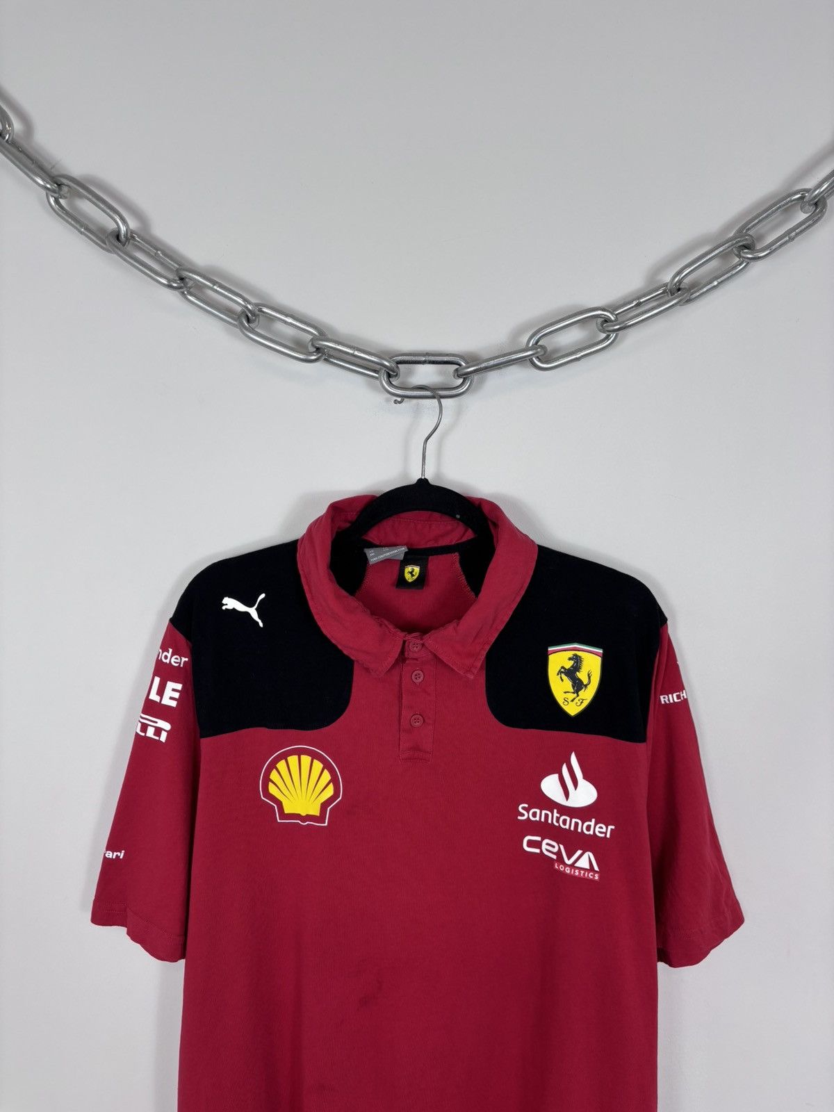 Ferrari × Puma Puma Ferrari Scuderia Team F1 Men’s Racing Polo Shirt Size US XXL / EU 58 / 5 - 2 Thumbnail