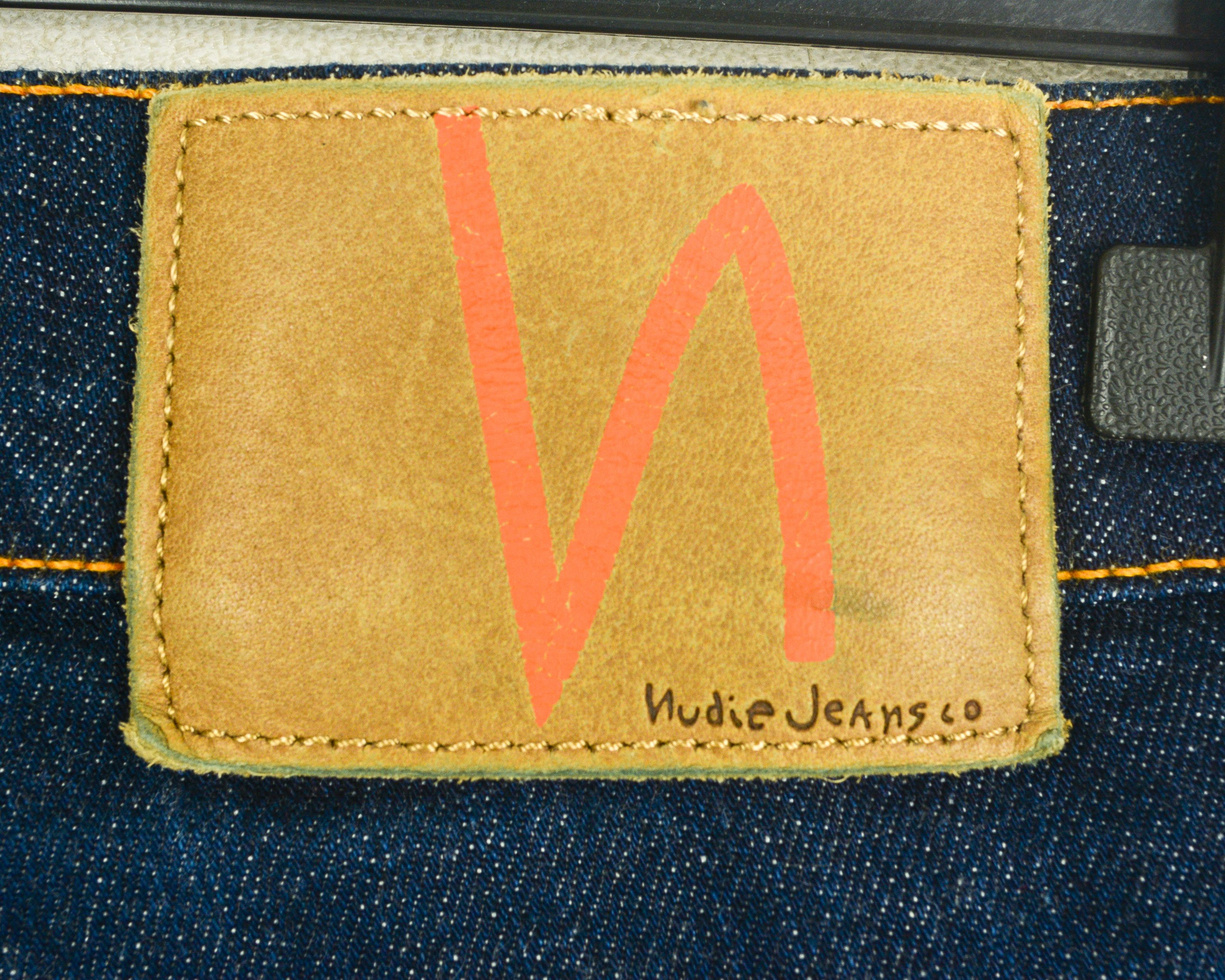 Nudie Jeans Thin Finn Organic Dry W34 L34 Slim Tapered Raw Denim Men Size US 34 / EU 50 - 5 Thumbnail