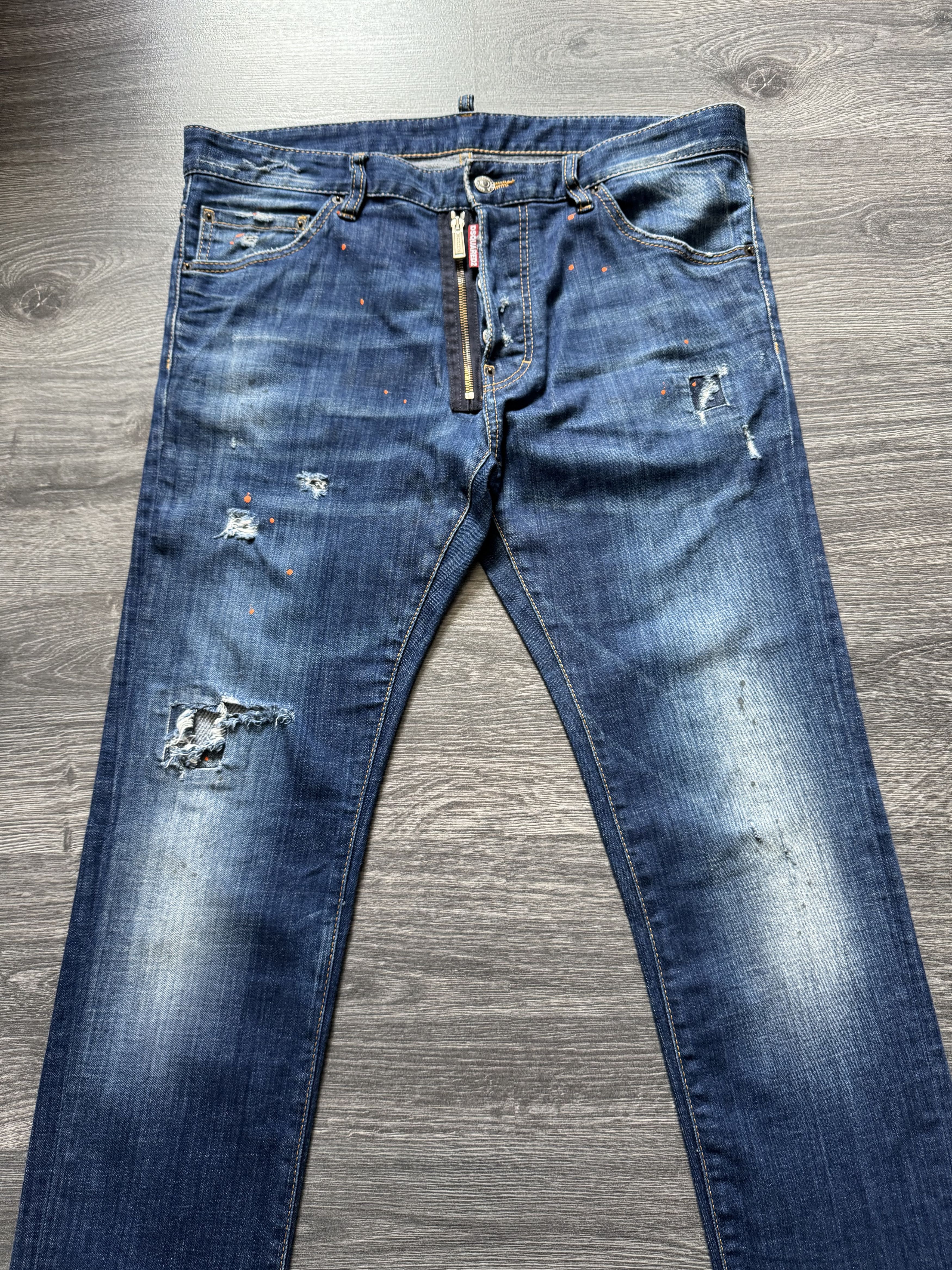 Dsquared2 Dsquared2 Distressed Painted Jeans Denim Pants Size US 36 / EU 52 - 3 Thumbnail