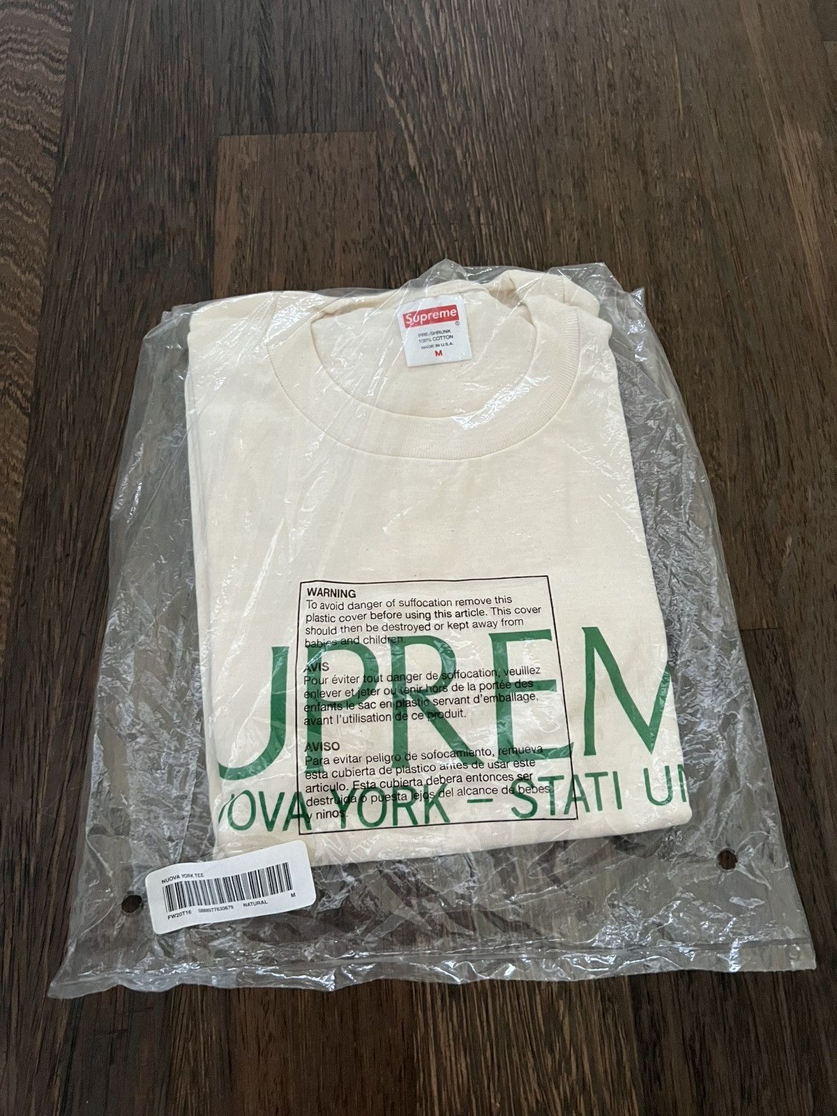 Supreme Supreme Nuova York Tee Size US M / EU 48-50 / 2 - 2 Thumbnail