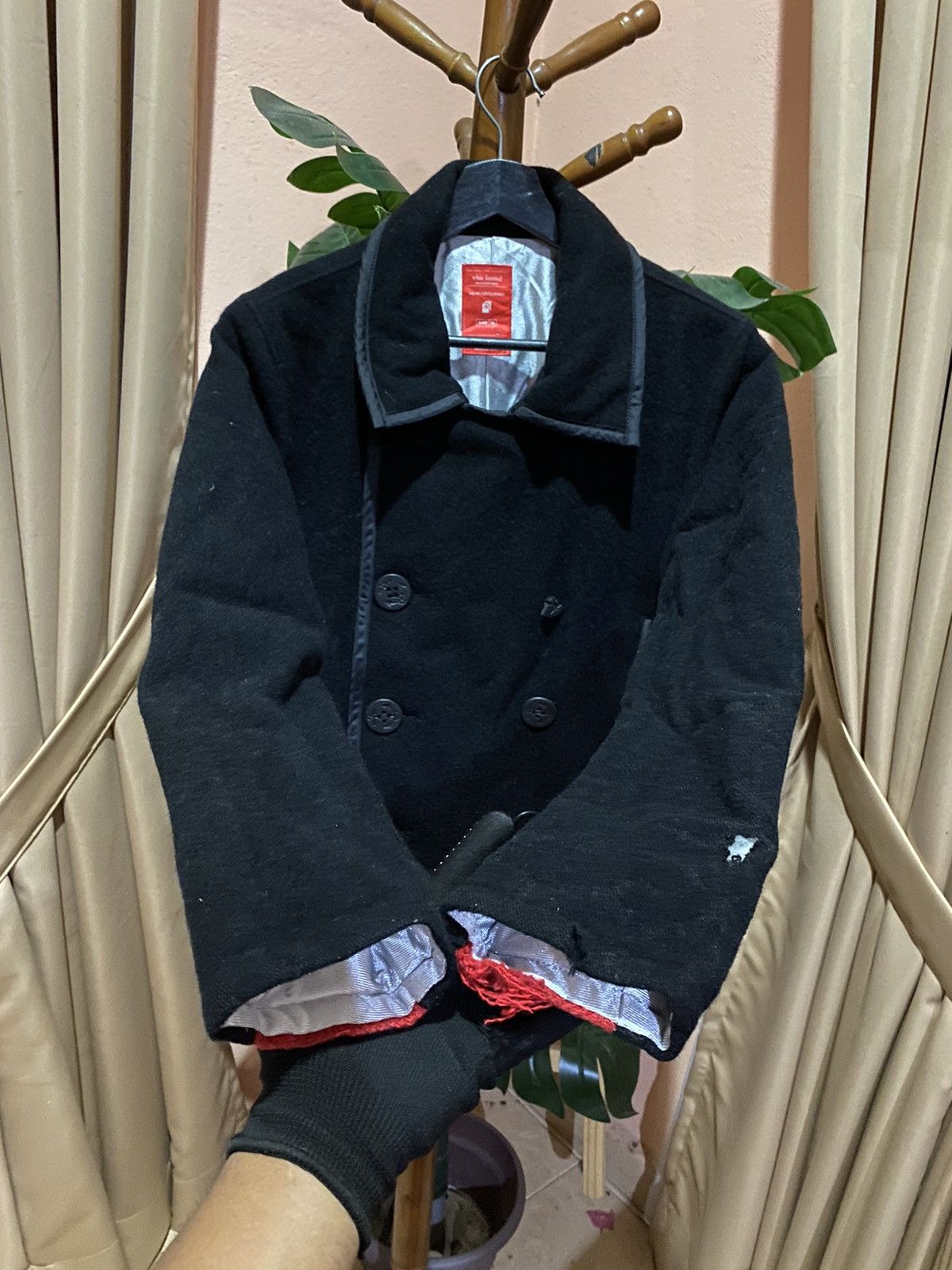 WHIZ LIMITED Felicity Black Wool Double-Breasted Jacket Tokyo Edge Size US M / EU 48-50 / 2 - 5 Thumbnail