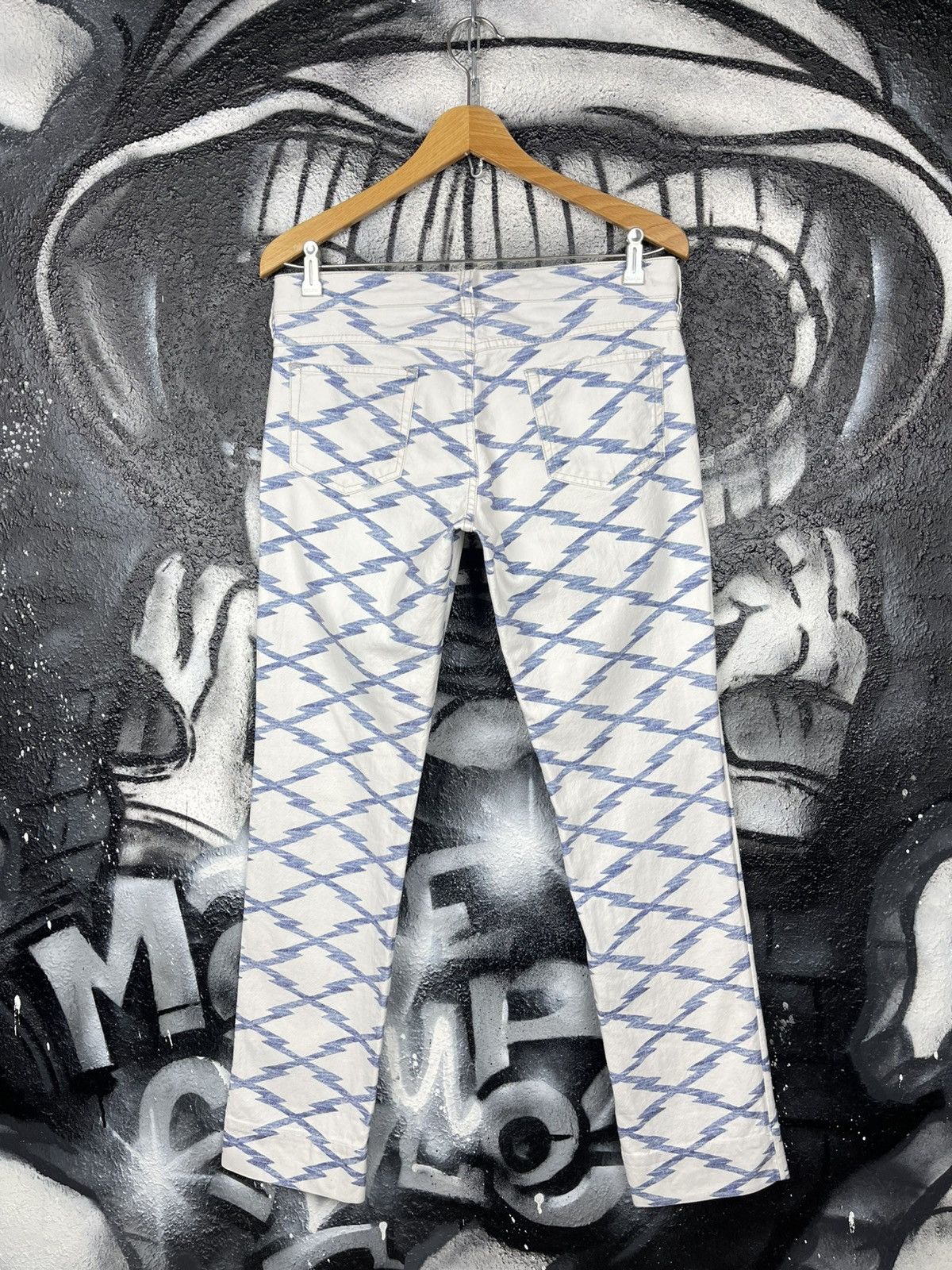 Isabel Marant Etoile Isabel Marant Etoile Nea Printed White Jeans Women’s Size 40 Size 28" / US 6 / IT 42 - 7 Thumbnail