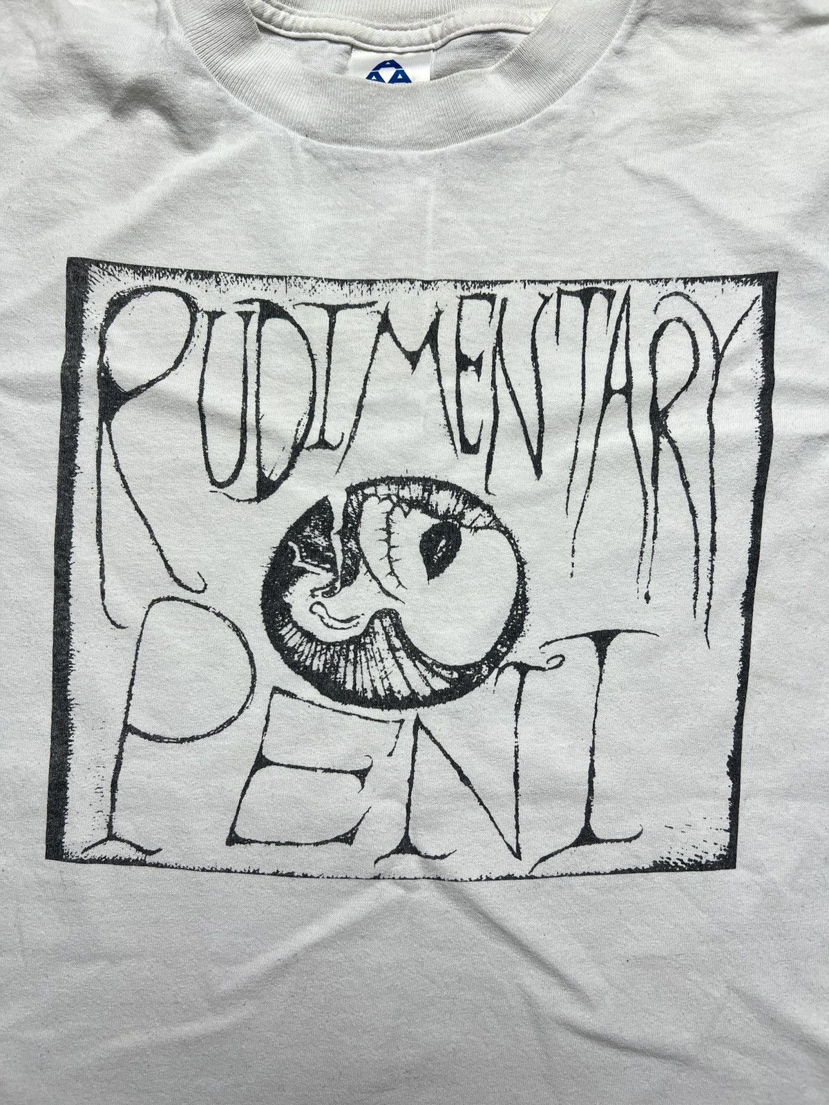 Band Tees Very Rare Vintage Rudimentary Peni Anarcho Punk Tee VTG Size US L / EU 52-54 / 3 - 5 Thumbnail