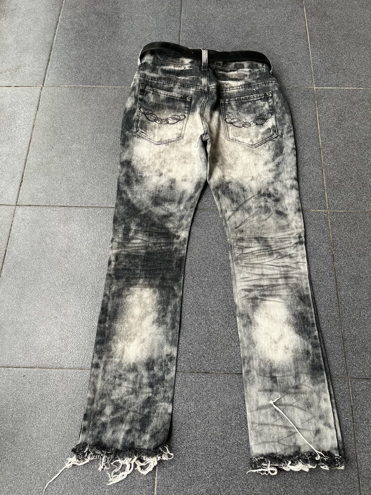 14th Addiction 🇯🇵Vtg y2k In The Attic Homme smoke distressed Jeans pats 🇯🇵 Size US 32 / EU 48 - 6 Thumbnail