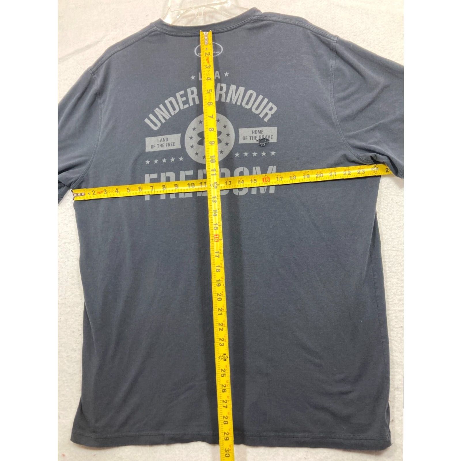 Under Armour Under Armour Mens Short Sleeve Blue Heatgear Freedom T Shirt XL Size US XL / EU 56 / 4 - 6 Thumbnail