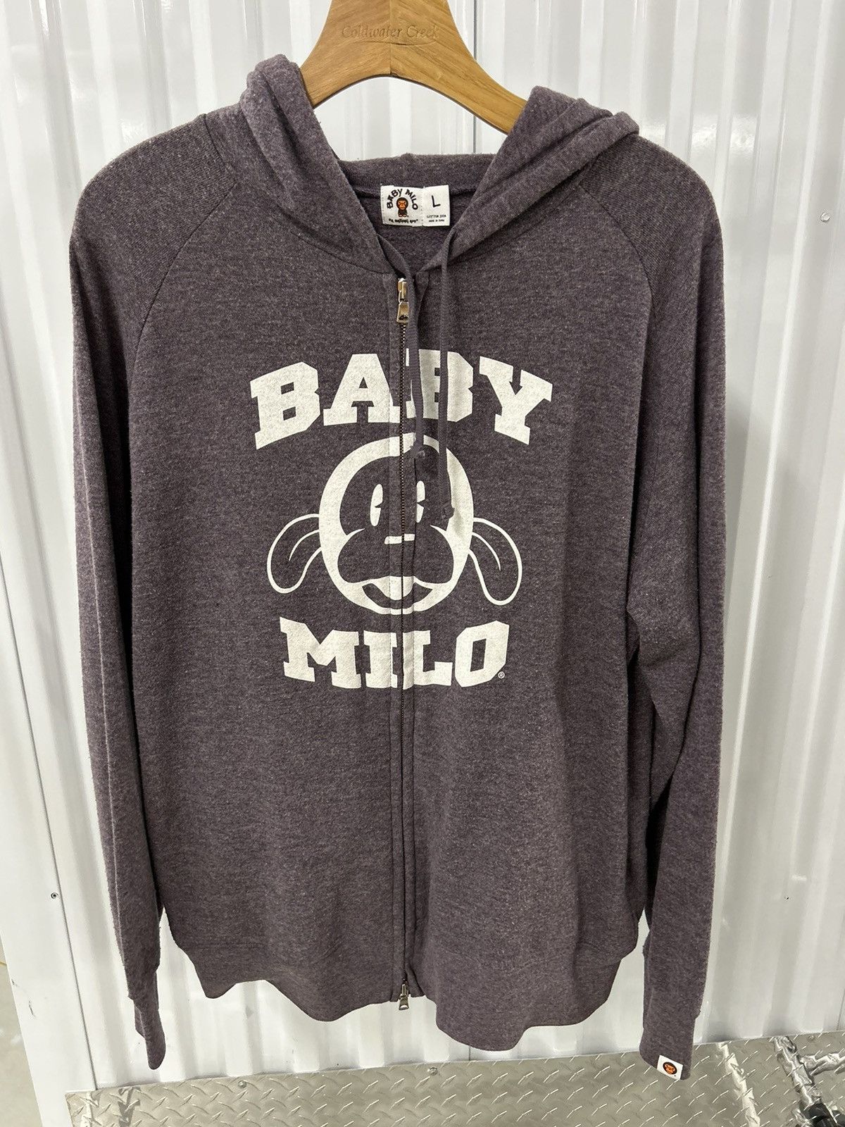Bape 06 Bape Baby Milo Lavender Zip Up Hoodie Size US L / EU 52-54 / 3 - 1 Thumbnail