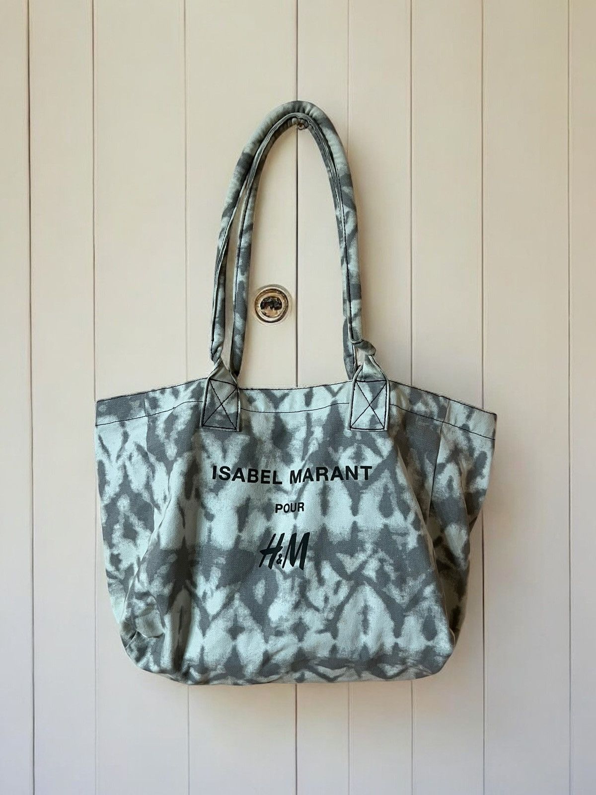 Comme des Garcons × Isabel Marant ISABEL MARANT DYED HANDBAG for H&M TWO SIDE LOGO Y2K Size ONE SIZE - 1 Thumbnail