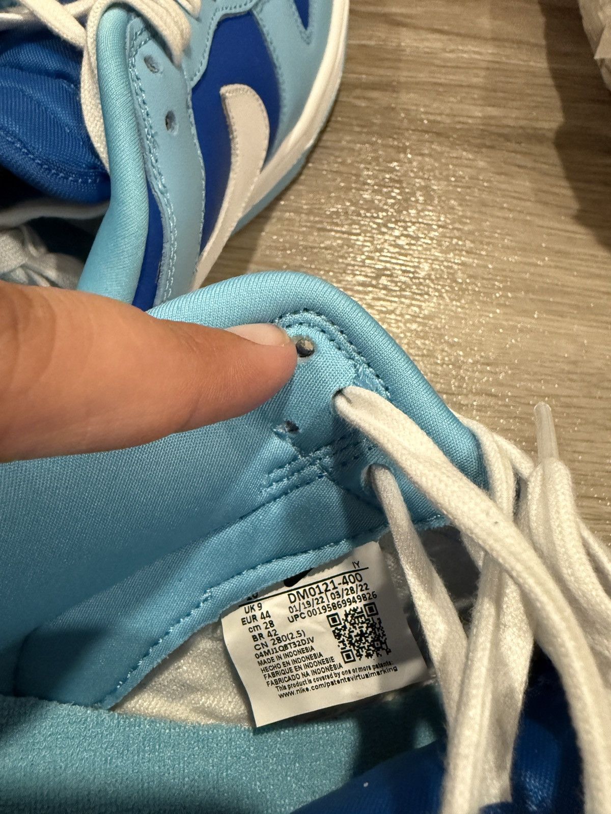 Nike nike dunk low blue Size US 10 / EU 43 - 7 Thumbnail