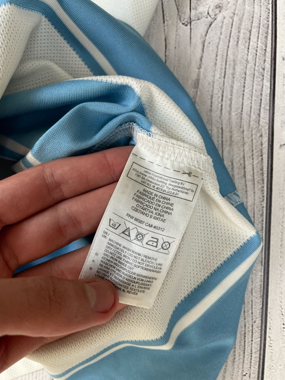 Adidas Vintage adidas Argentina rugby jersey size M striped Size US M / EU 48-50 / 2 - 7 Thumbnail