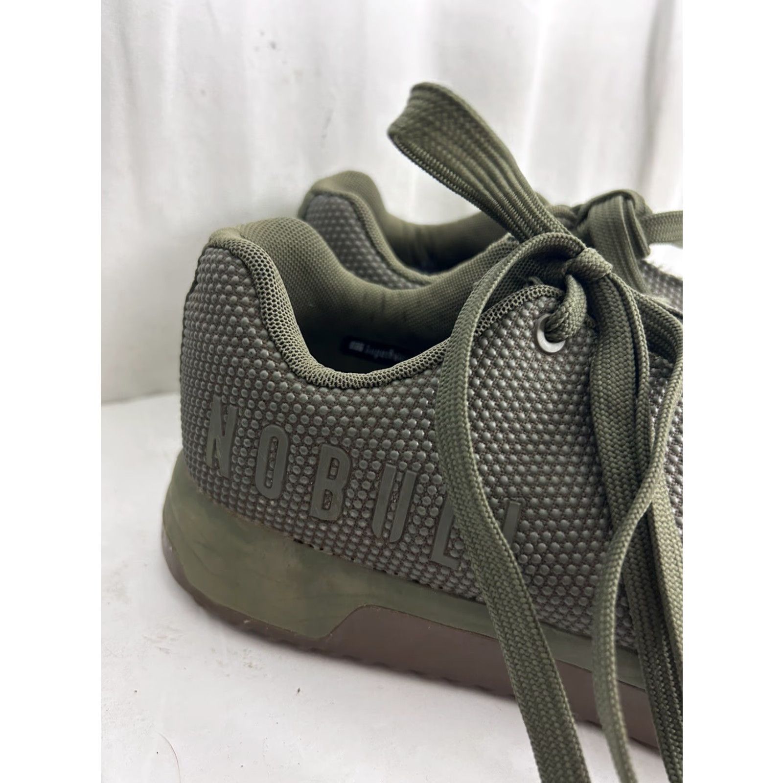 Vintage NOBULL Army Dark Gum Trainer Plus Size 9 Women’s Men’s 7.5 US Green Sneaker Size US 8 / IT 38 - 3 Thumbnail