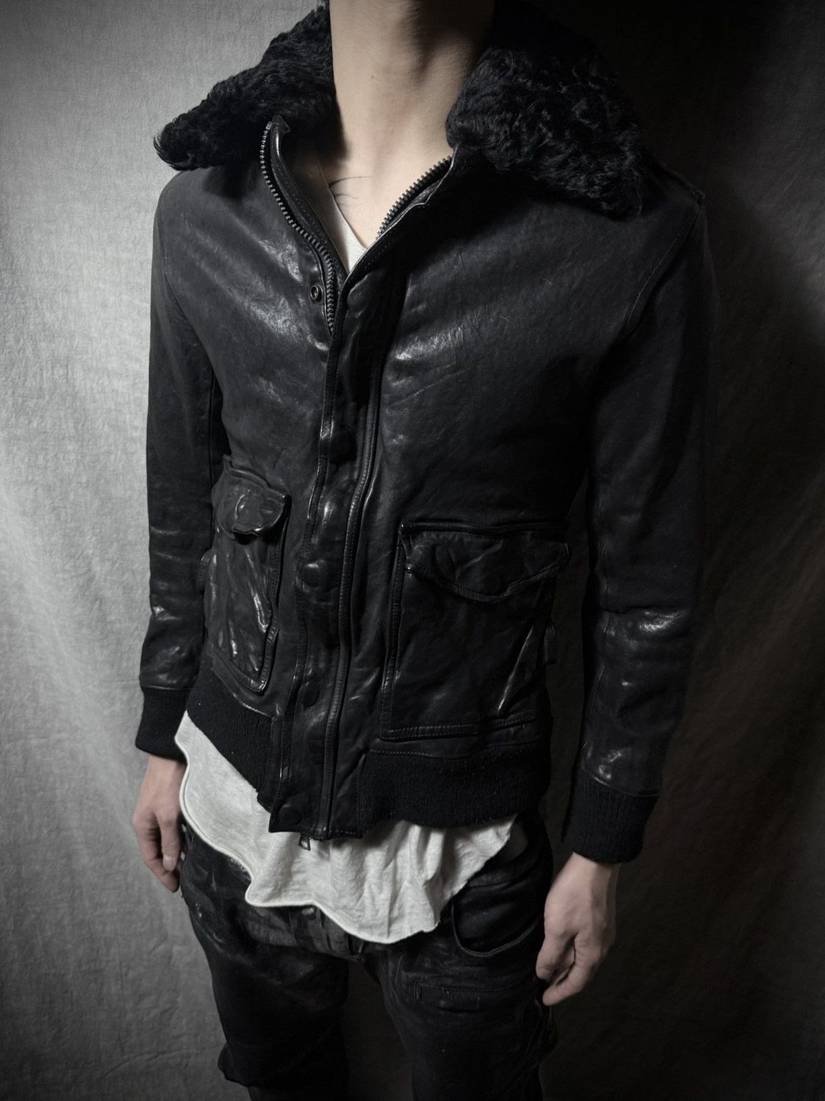 Isamu Katayama Backlash Isamu Katayama Backlash Fur Leather Jacket Size US M / EU 48-50 / 2 - 1 Thumbnail