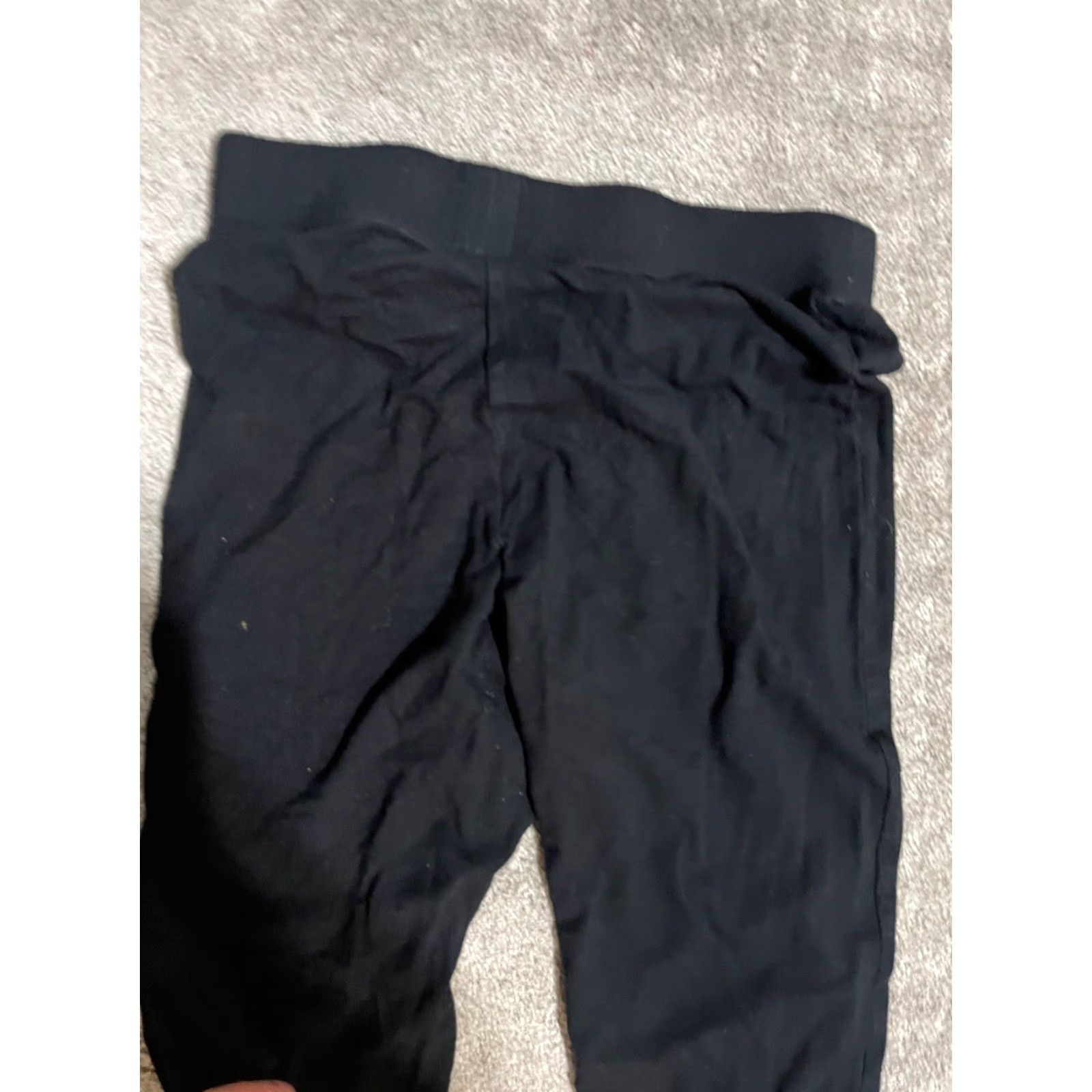 Gap VINTAGE Gap Activewear Pants Women Cropped Inseam 29 in Black Pull On Size S Size 28" / US 6 / IT 42 - 4 Thumbnail