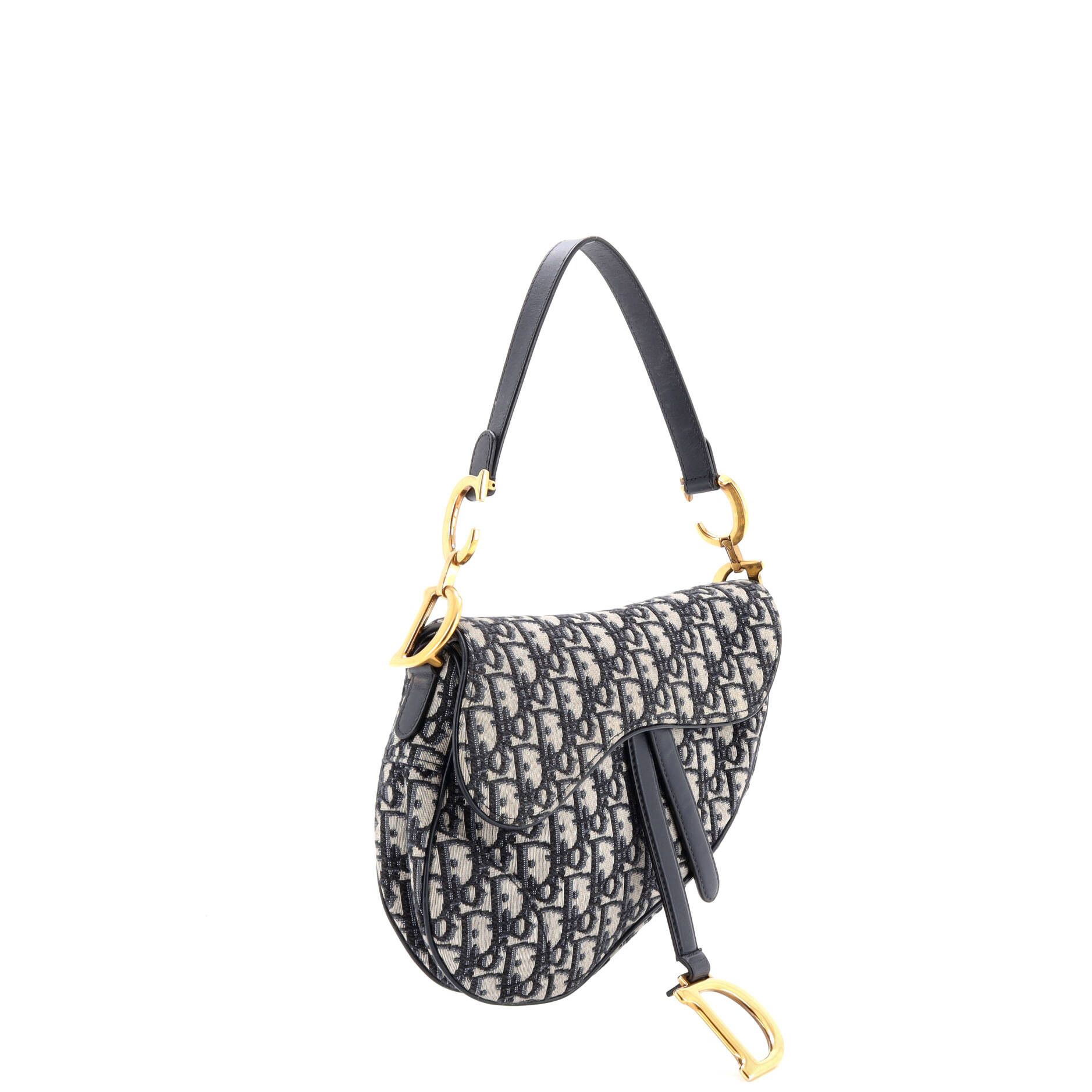 Dior Saddle Handbag Oblique Canvas Medium Size ONE SIZE - 1 Thumbnail