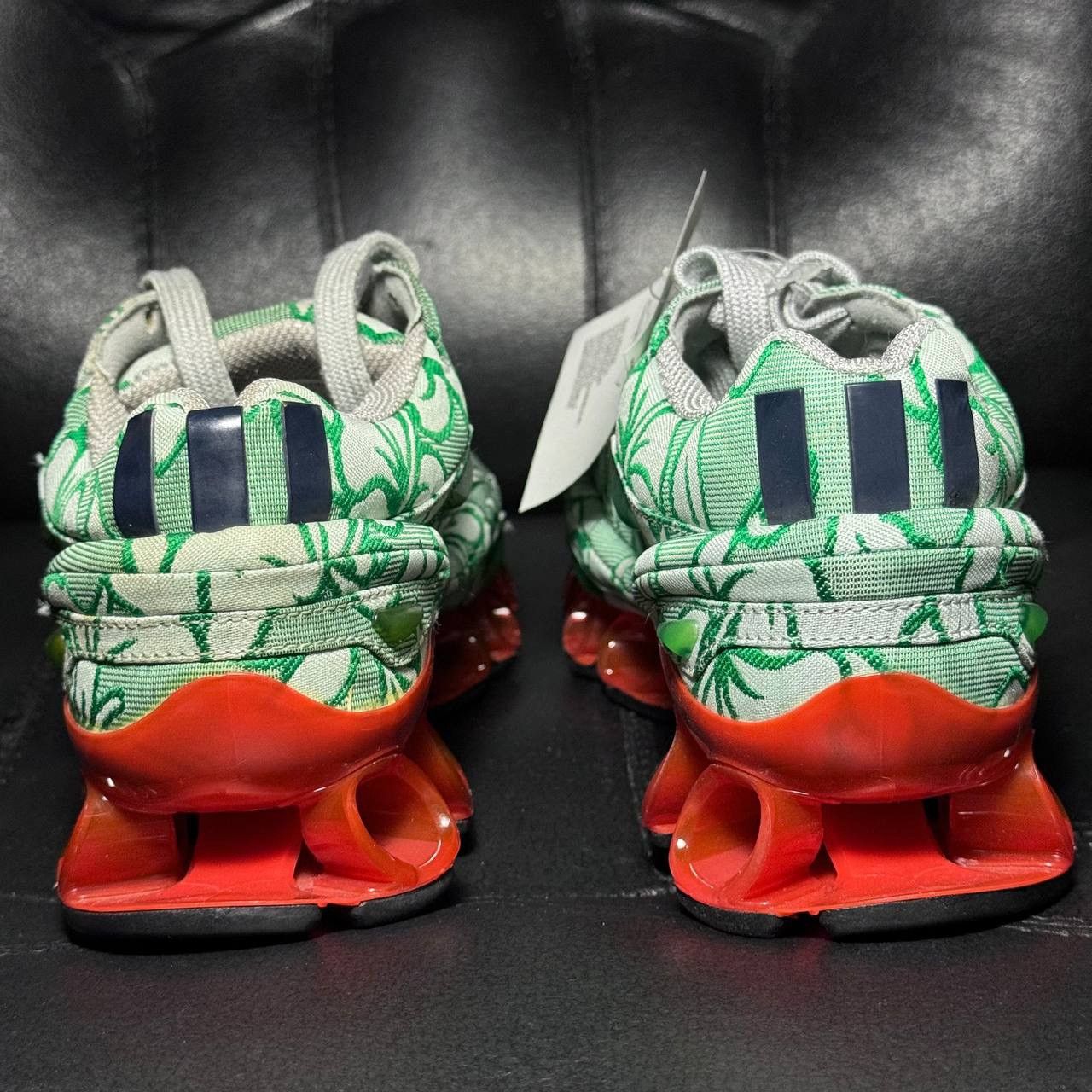 Adidas × Raf Simons 4,5us Adidas Raf Simons bounce Flower Green Red sneakers Size US 4.5 / IT 34.5 - 4 Thumbnail