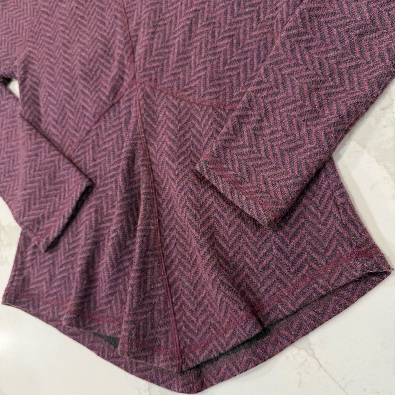 Prana Prana Funnel Neck Chevron Wool Blend Sweater Womens Medium Size M / US 6-8 / IT 42-44 - 3 Thumbnail