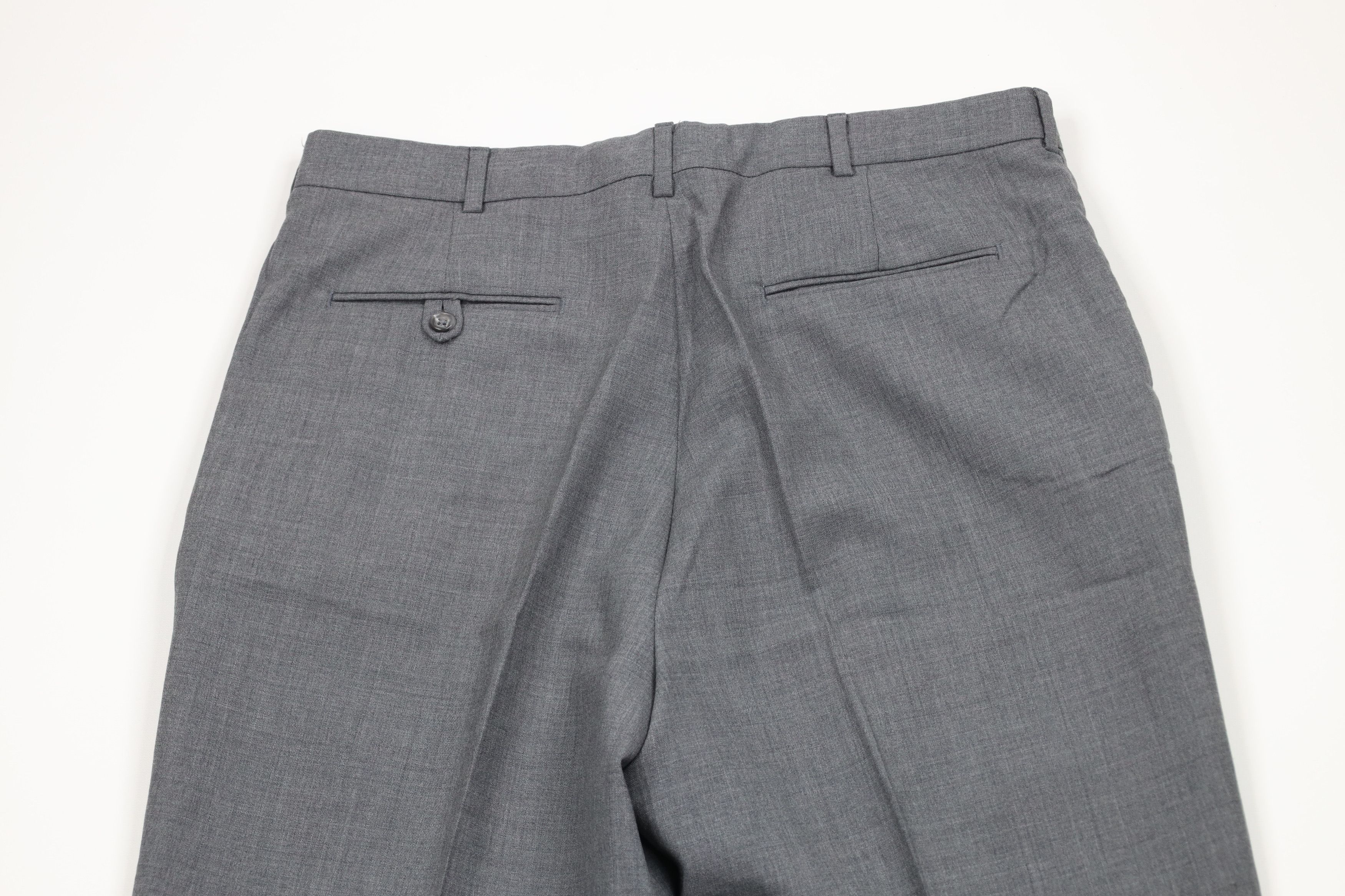 Lands' End × Vintage Vintage 90s Lands End Wide Leg Chino Pants Heather Gray USA Size US 36 / EU 52 - 10 Thumbnail