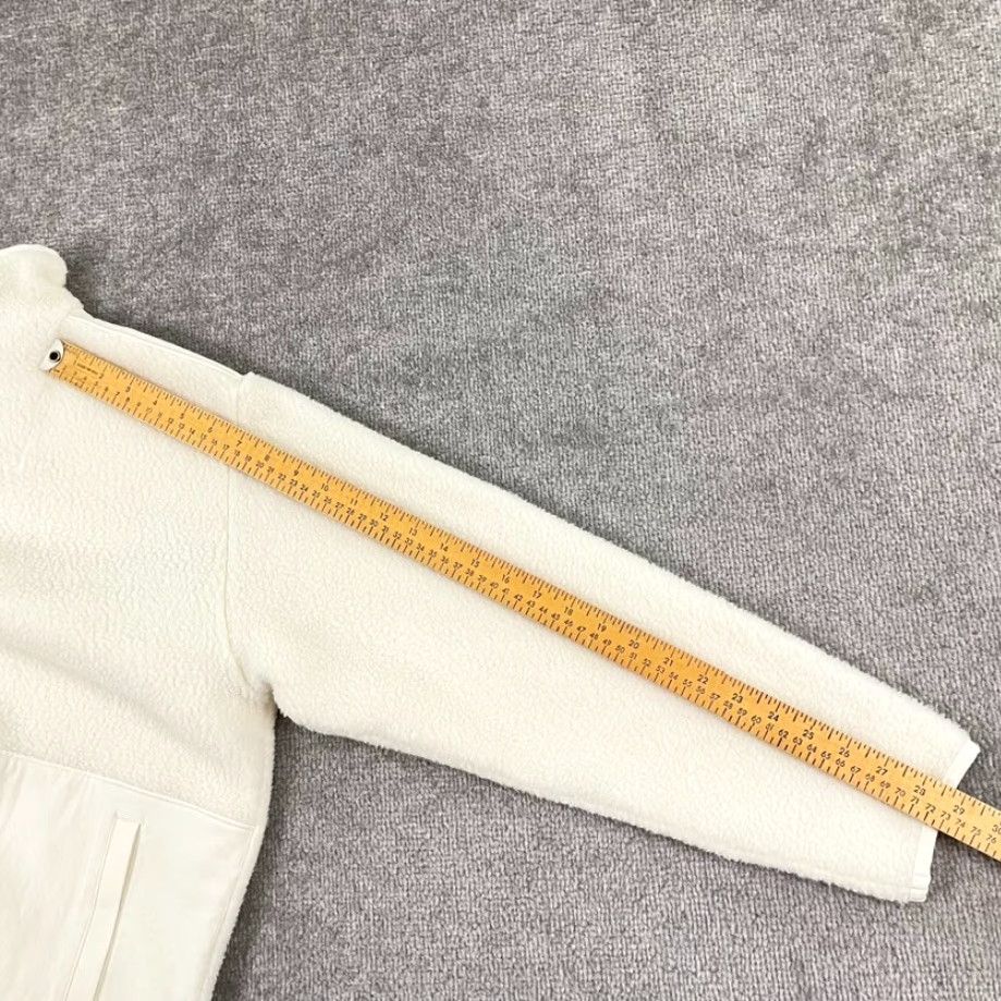 Allbirds ALLBIRDS Fluff Fleece Sweater Womens Medium Ivory White Deep Pile Snap Size M / US 6-8 / IT 42-44 - 6 Thumbnail