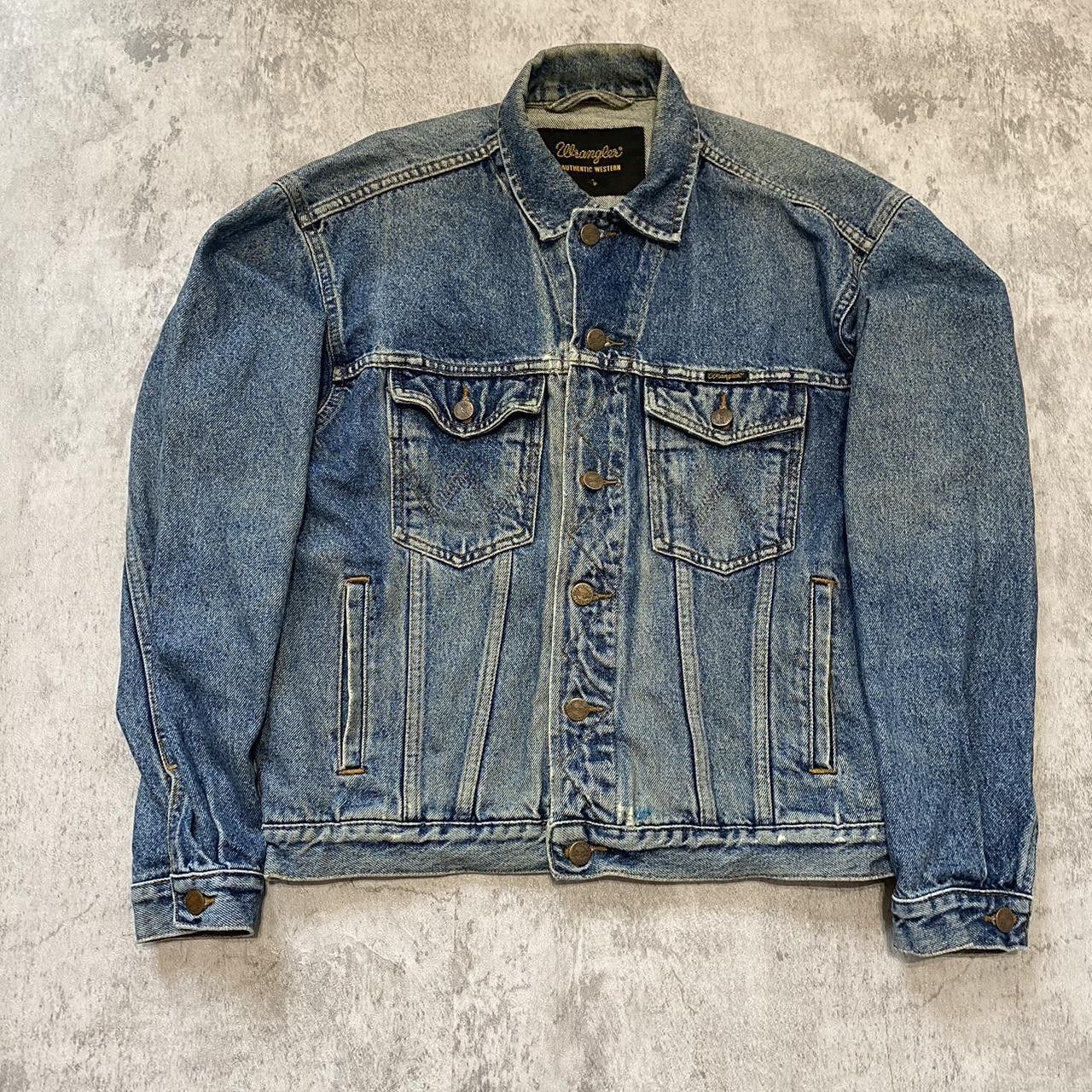 Wrangler Classic blue Wrangler denim jacket #denimjacket Size US M / EU 48-50 / 2 - 1 Thumbnail