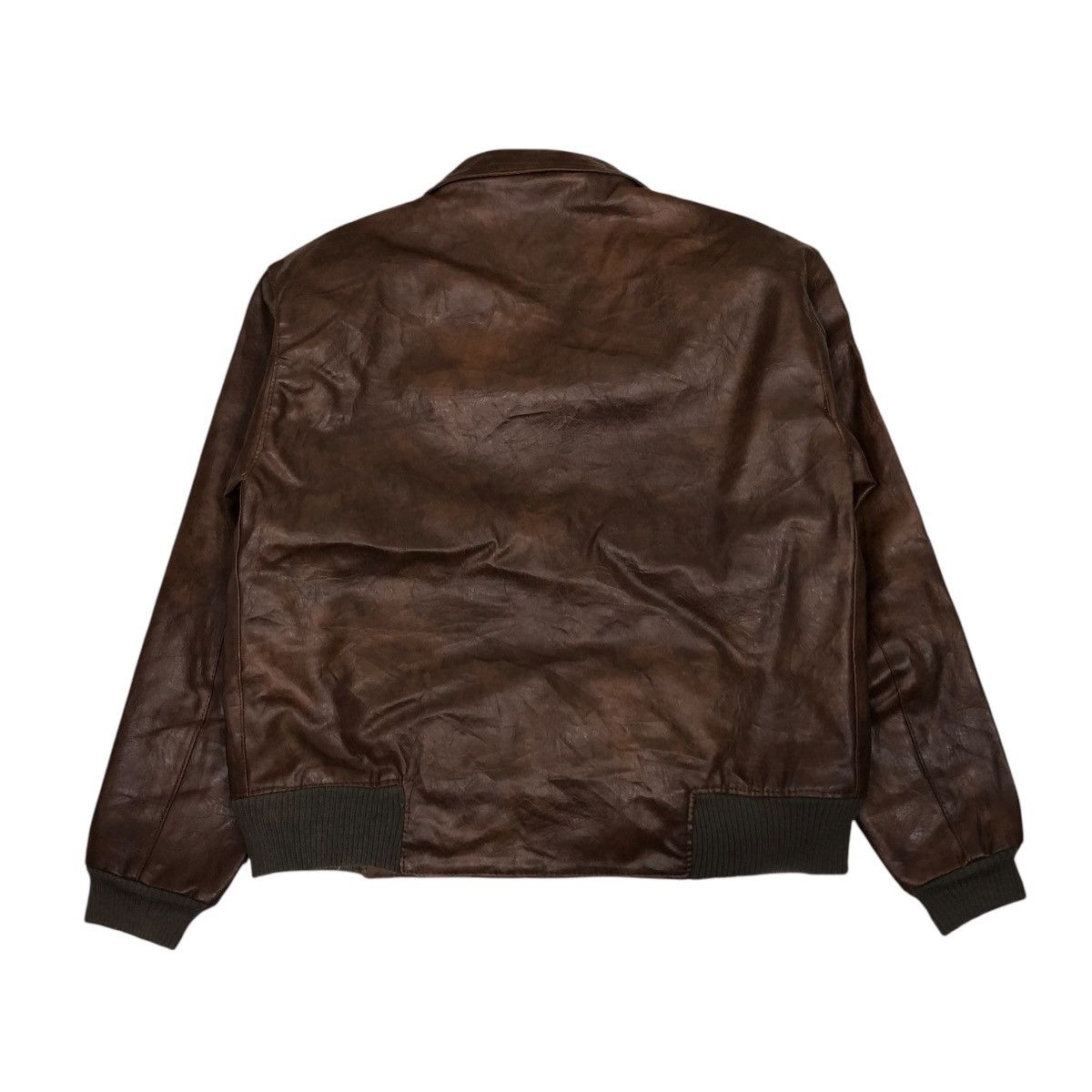 Vintage 🔥VINTAGE 70’s GENUINE LEATHER JACKET AVIATOR COLLECTION USA Size US M / EU 48-50 / 2 - 2 Thumbnail