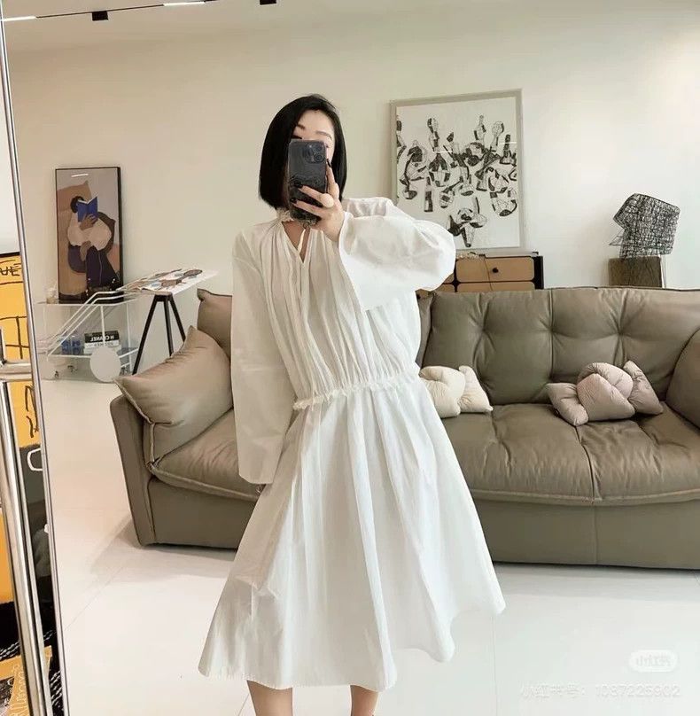 Loewe LOEWE White dress Size XXS / US 00 / IT 34 - 2 Thumbnail