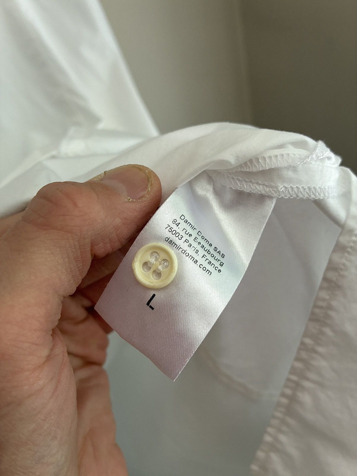 Damir Doma Silent Damir Doma Bondage Strap Cold Shoulder Shirt Size US L / EU 52-54 / 3 - 23 Thumbnail