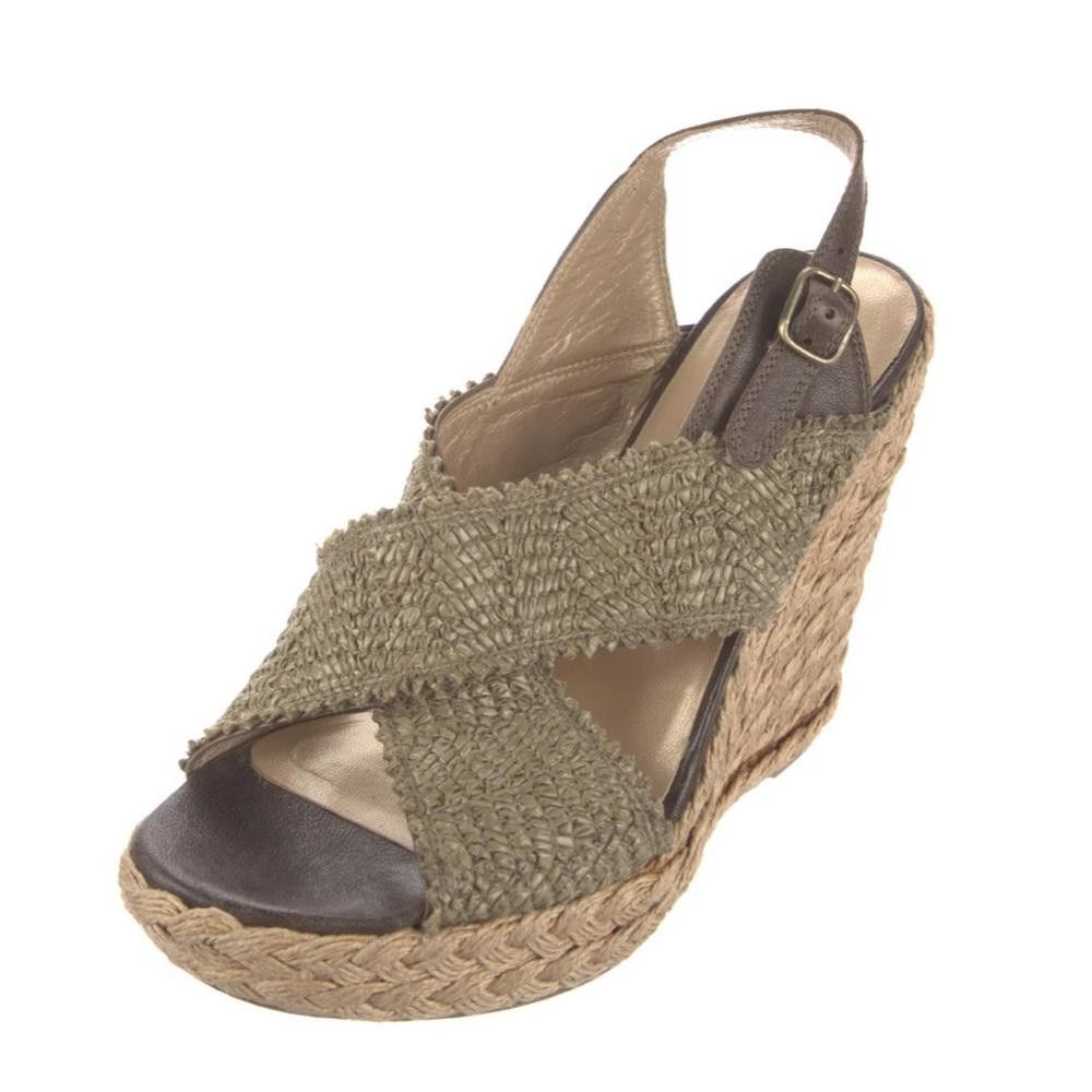 Stuart Weitzman Stuart Weitzman l Straw Espadrille Wedges Size 5.5 Size US 5.5 / IT 35.5 - 1 Thumbnail