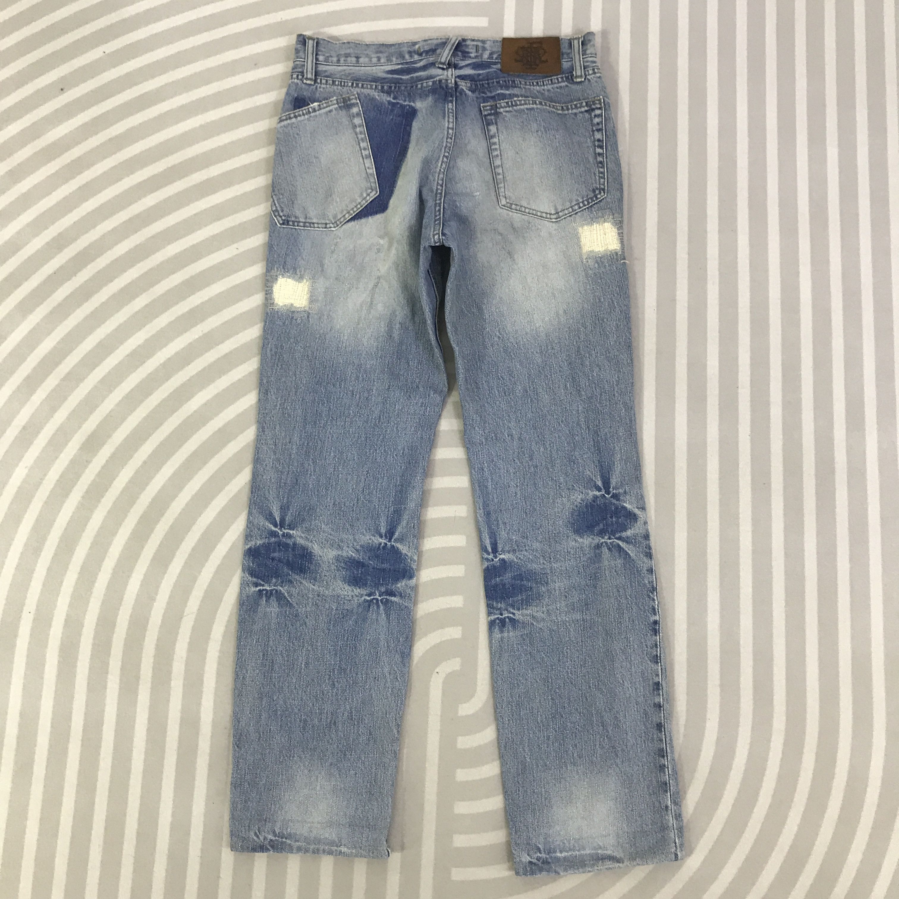PPFM Vintage PPFM Rippe Distressed denim Jeans Pants K130B17 Size US 32 / EU 48 - 4 Thumbnail