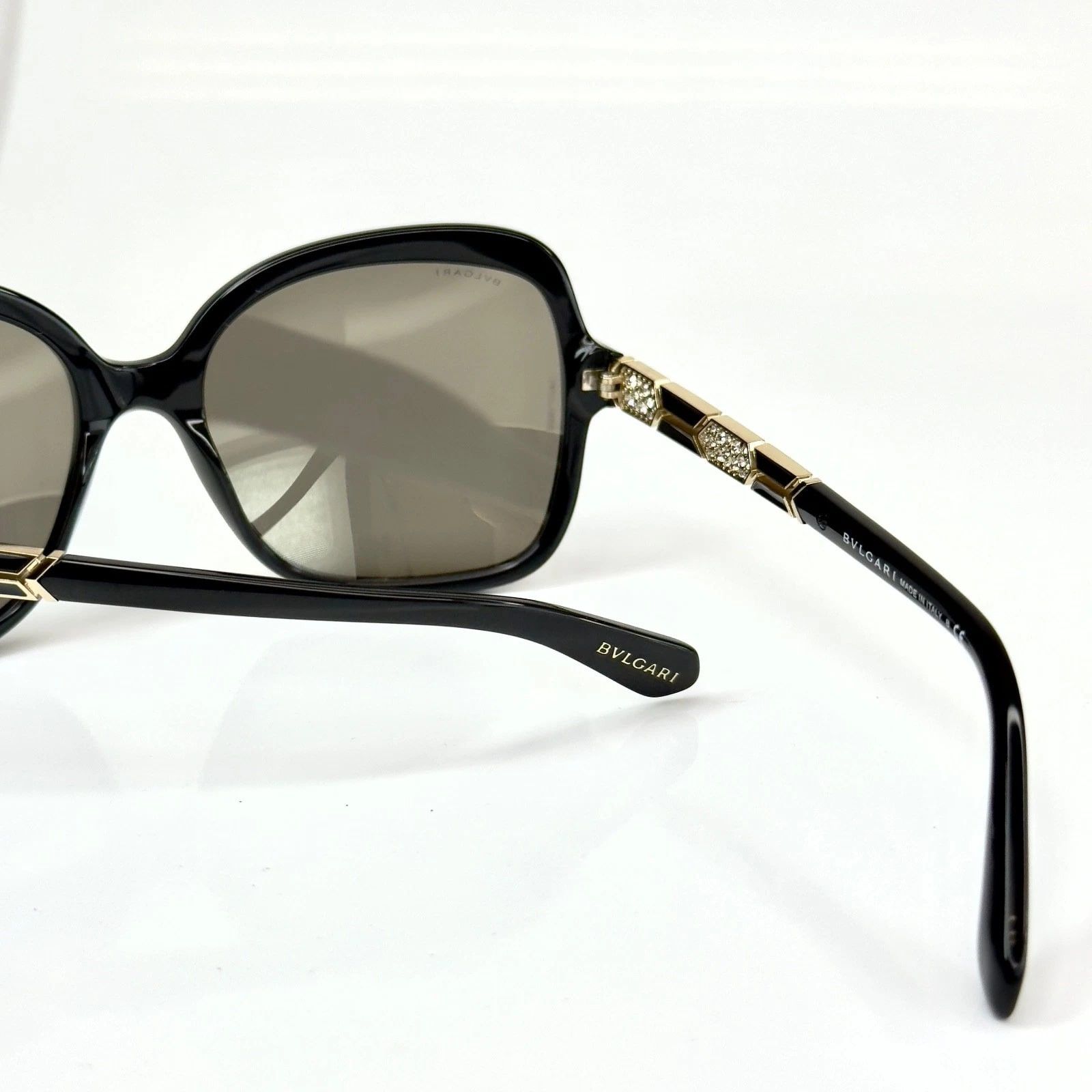 Bvlgari BULGARI 8181 Serpenti BV8181B Black Mirrored Sunglass Size ONE SIZE - 10 Thumbnail