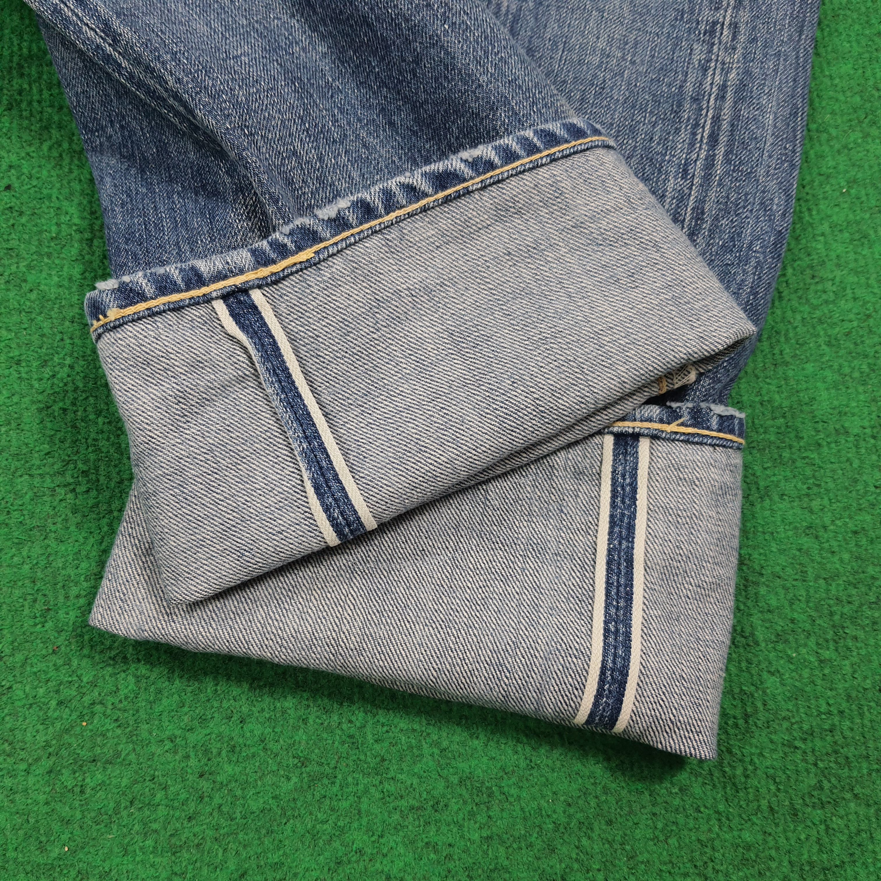 Levi's Vintage 501 E Selvedge Distressed Jeans E1N39 Size US 30 / EU 46 - 7 Thumbnail