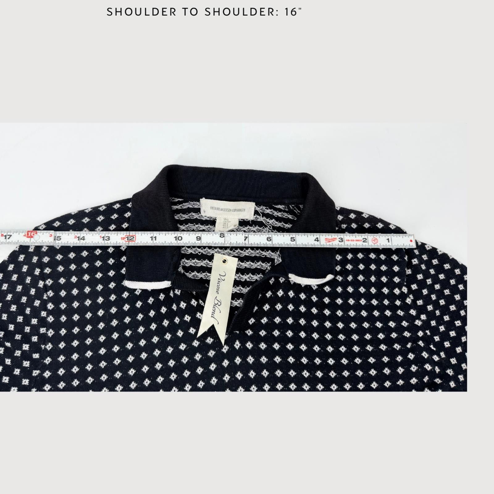 Other Frederik Anderson Polo Knit Short Sleeve Black S Size US S / EU 44-46 / 1 - 6 Thumbnail