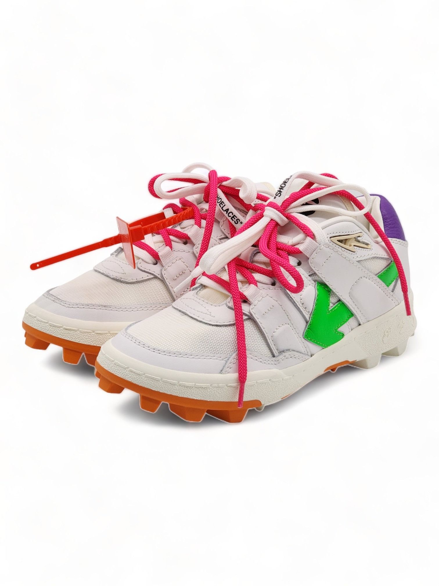 image of Off White x Virgil Abloh Women’S Mountain Cleats Sneakers ‘White’ - 6, Women's
