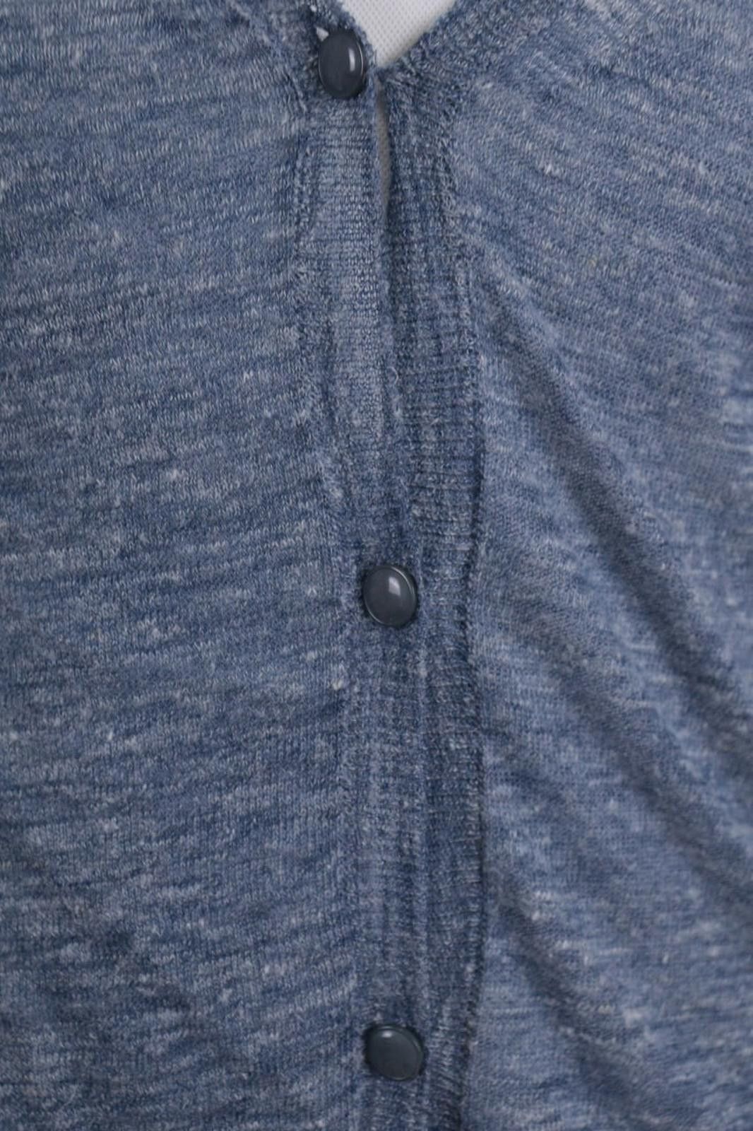 CLOSED Closed Blue Linen Knit Cardigan Sweater Size M Size US M / EU 48-50 / 2 - 3 Thumbnail