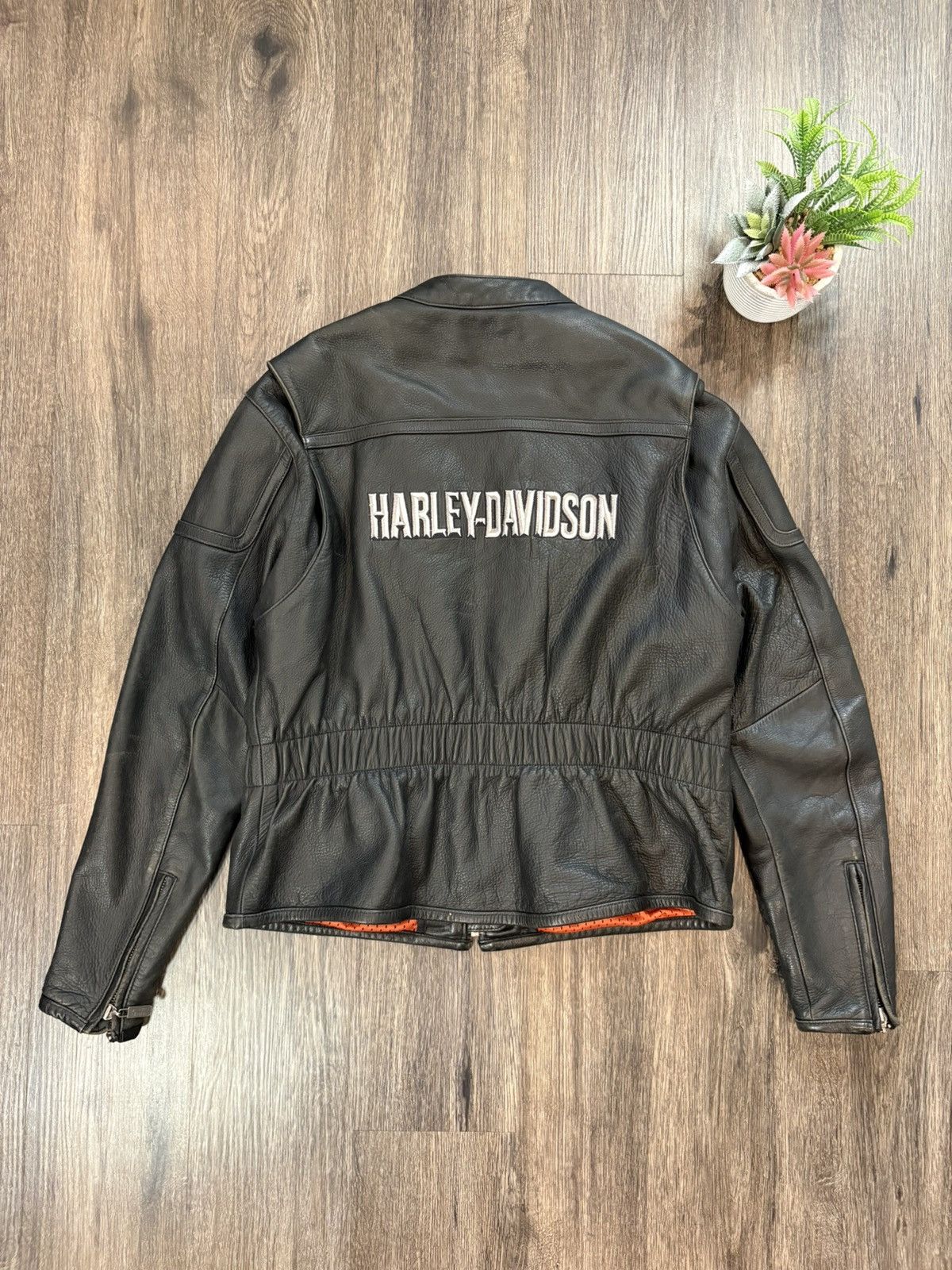 Harley Davidson Harley Davidson Motorcycle Women’s Black Leather Jacket Size L / US 10 / IT 46 - 5 Thumbnail