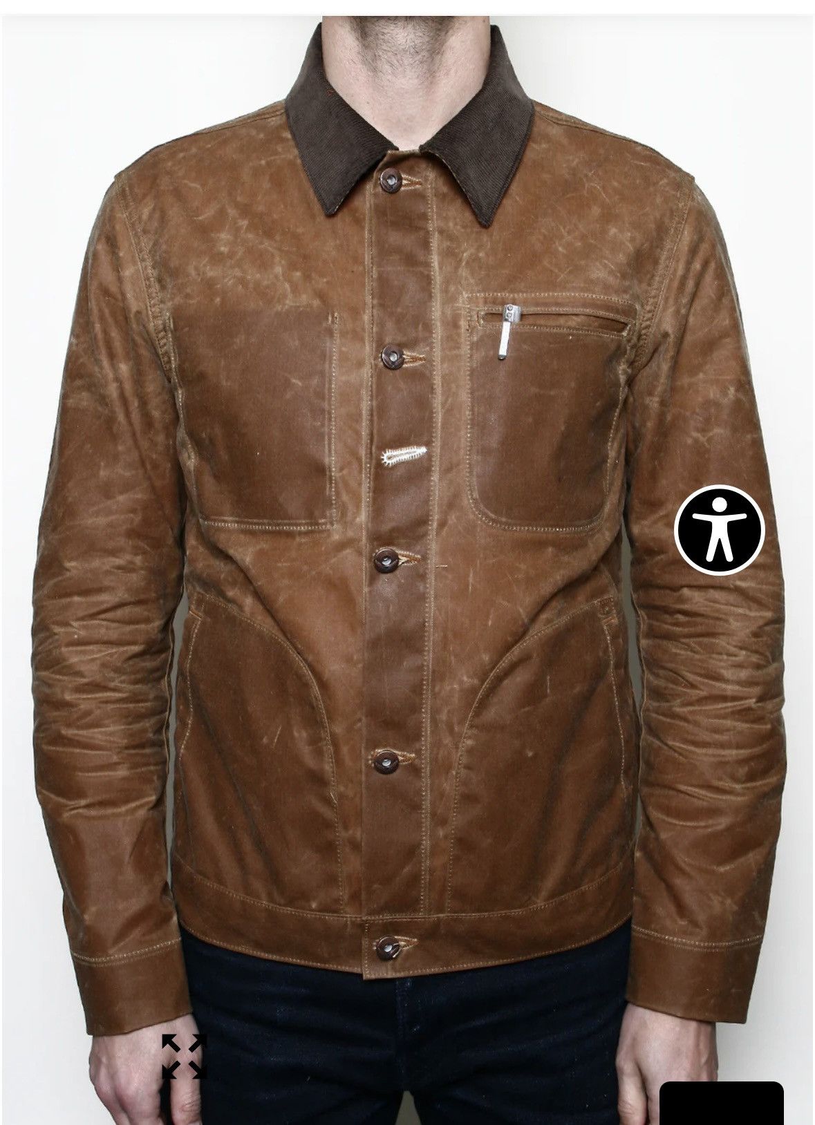 Rogue Territory Cord Collar Supply Jacket / Whiskey Ridgeline Size US S / EU 44-46 / 1 - 2 Thumbnail