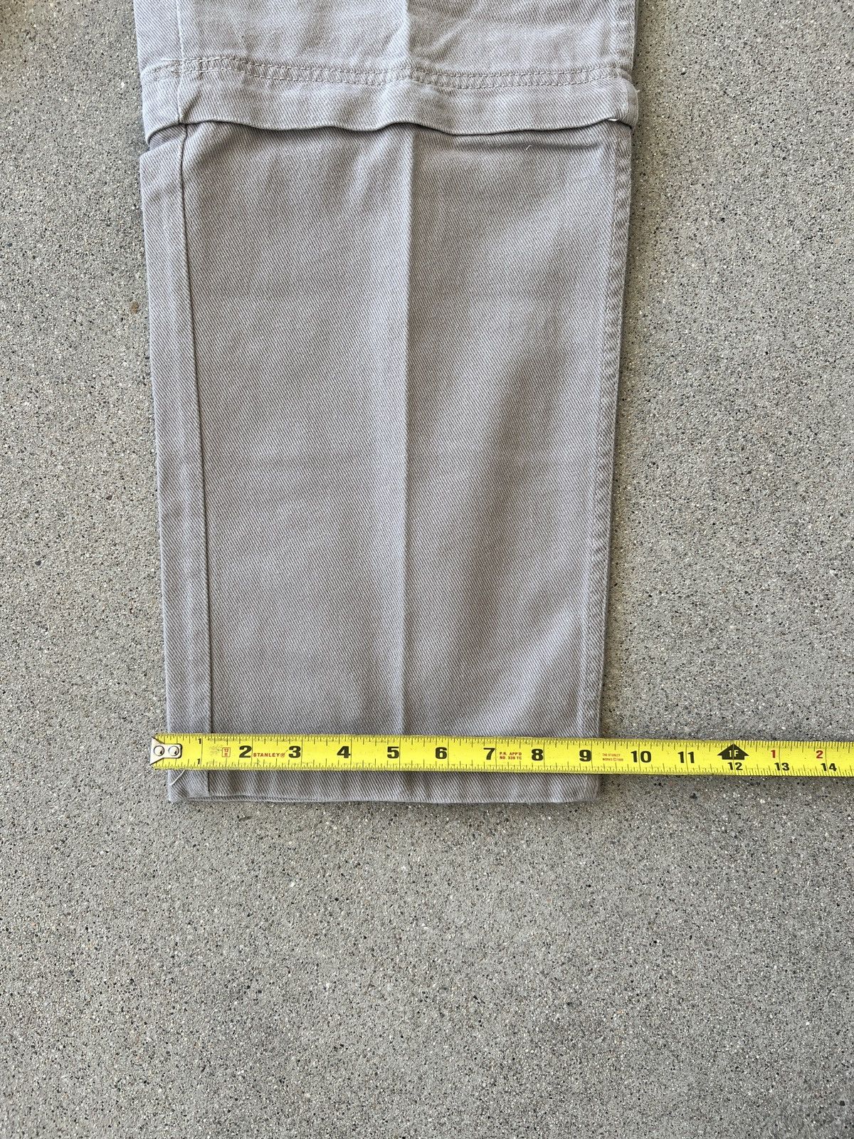 Fubu Y2K Fubu Light Grey Convertible 2-1 Cargo Pants/Shorts Size 36" / US 14 / IT 50 - 11 Thumbnail