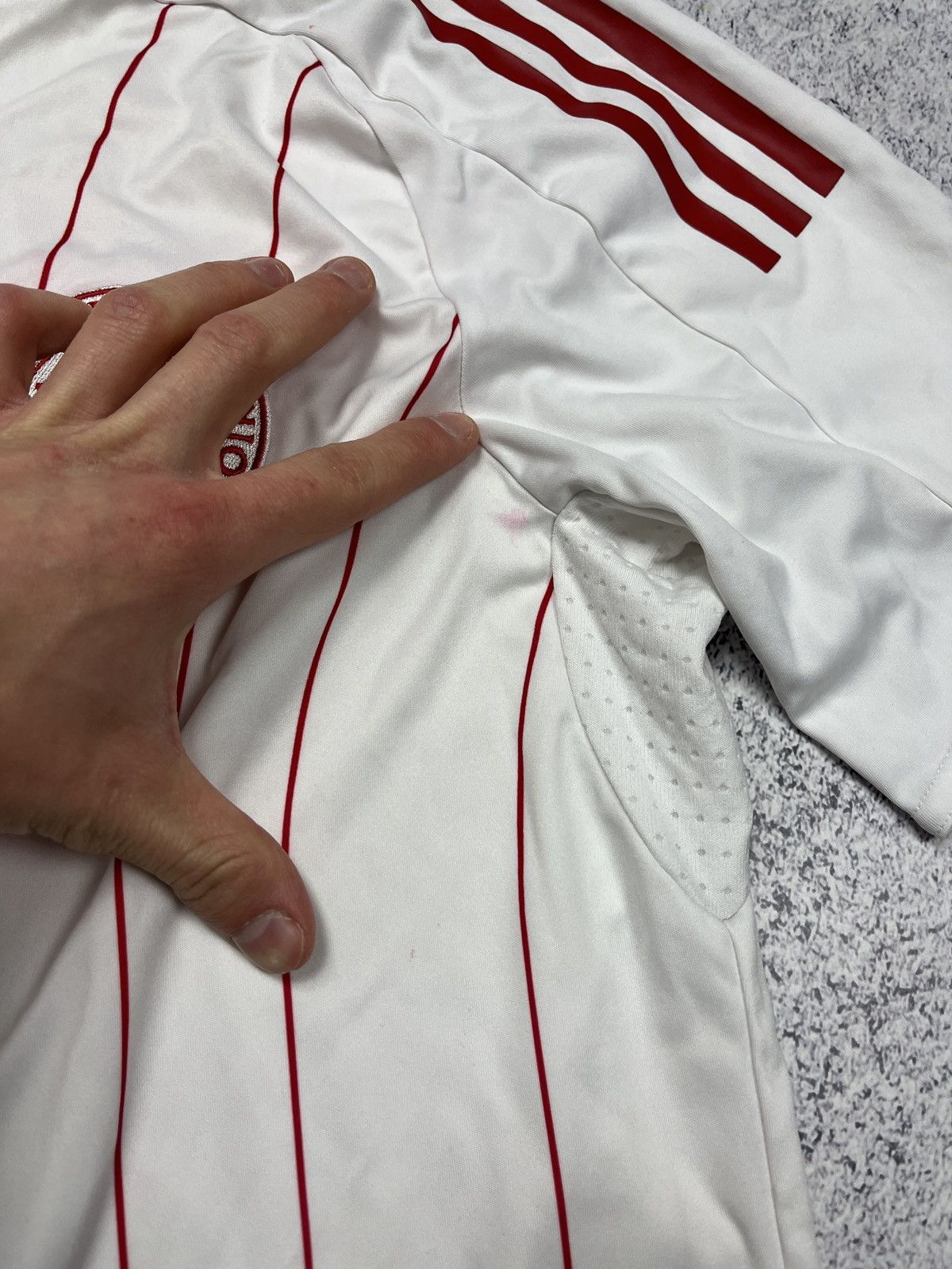 Adidas × Vintage Adidas Denmark 2008 #4 Agger Away Soccer Jersey Football Size US XL / EU 56 / 4 - 8 Thumbnail