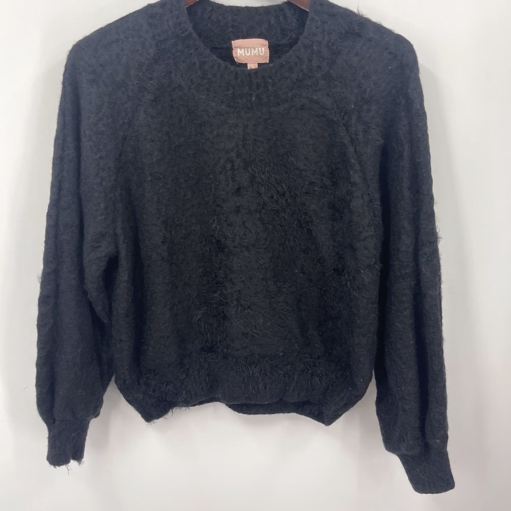 Show Me Your MuMu Show Me Your MuMu Sweater Womens L Black Soft Cozy Turtleneck Long Sleeve Classic Knit Size L / US 10 / IT 46 - 5 Thumbnail