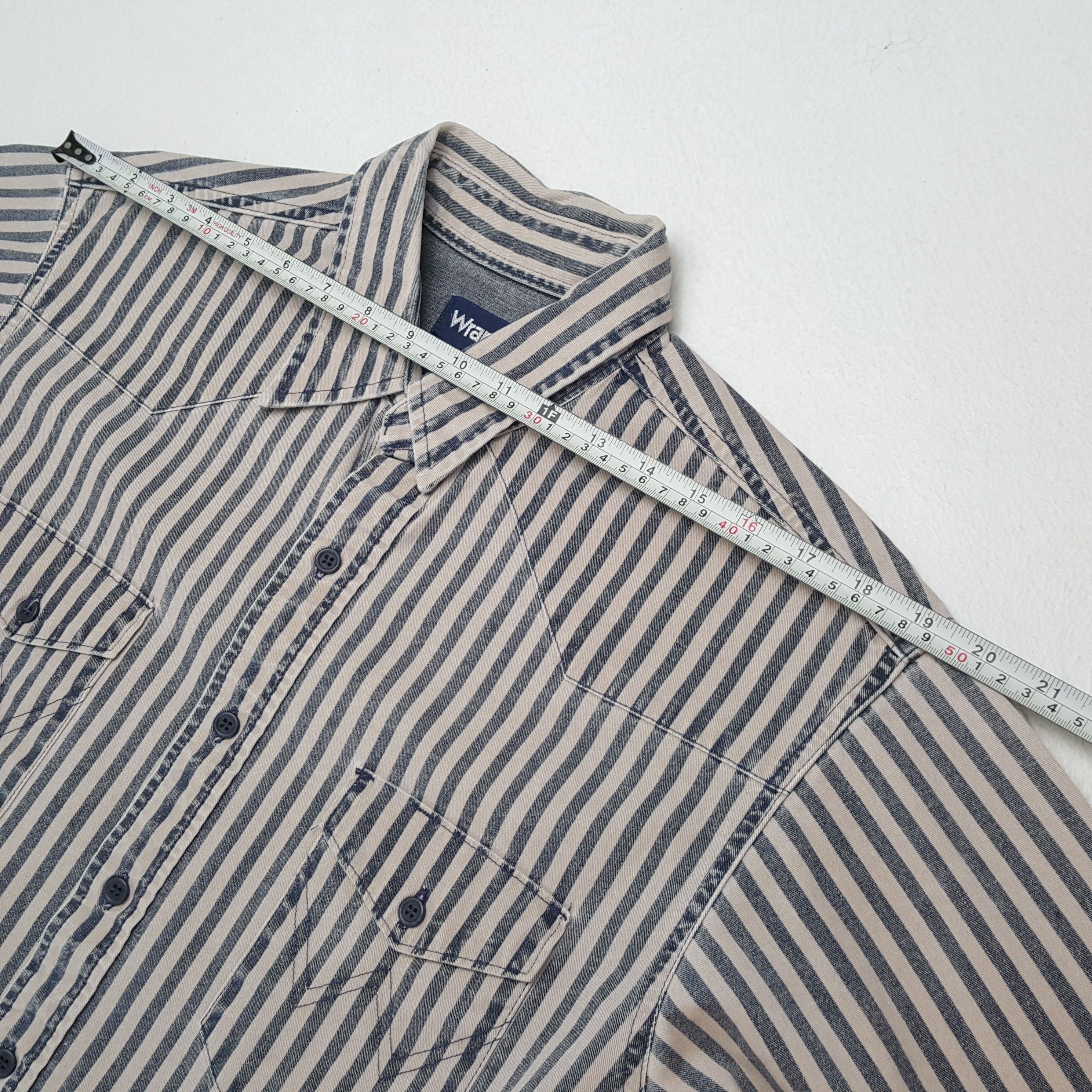Vintage × Wrangler WRANGLER Classic Style Casual Shirt Size US XL / EU 56 / 4 - 4 Thumbnail