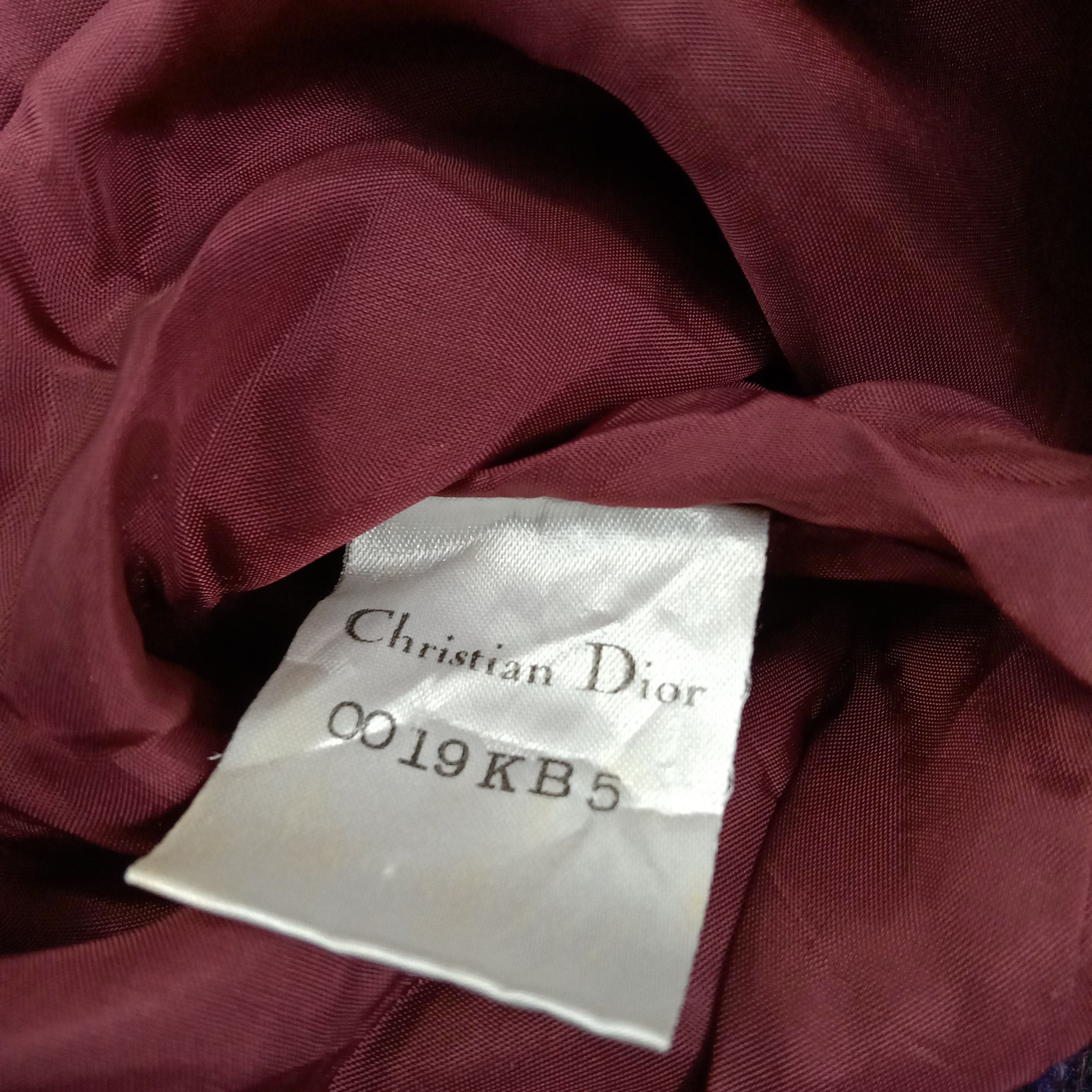 Christian Dior Monsieur × Vintage Christian Dior Italian Designer Flannel Jacket Size XXL / US 16-18 / IT 52-54 - 8 Thumbnail