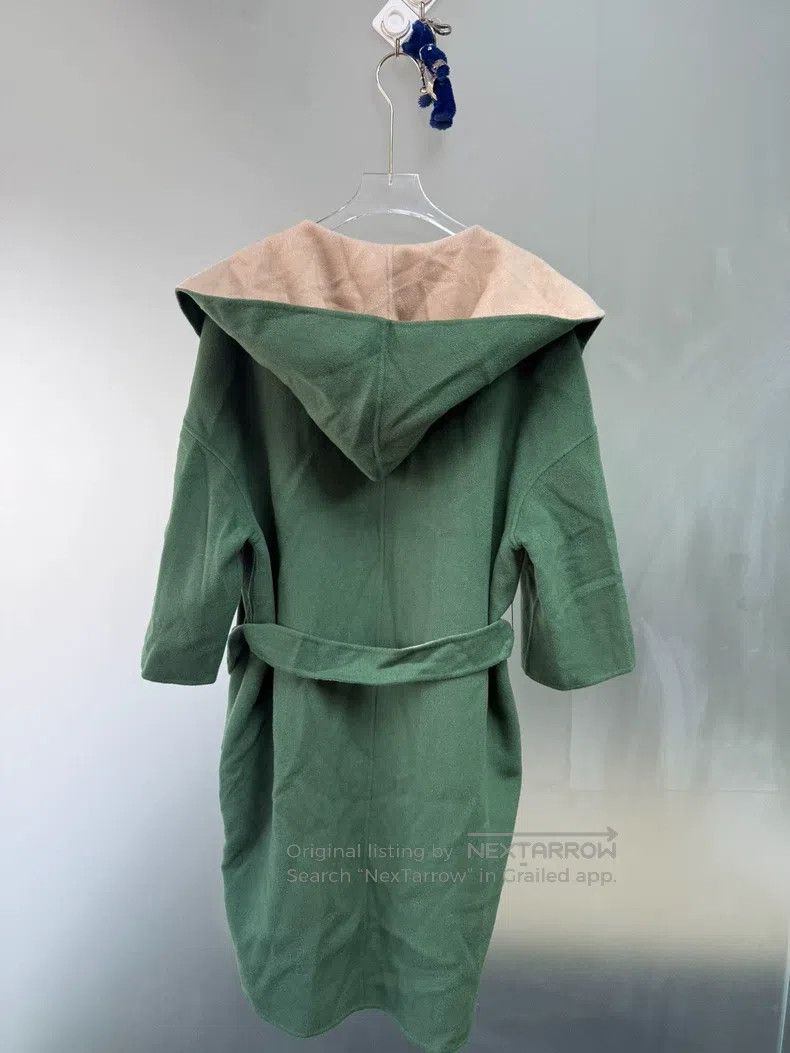 Max Mara Max Mara Long Military Green Hooded Coat Size XS / US 0-2 / IT 36-38 - 2 Thumbnail
