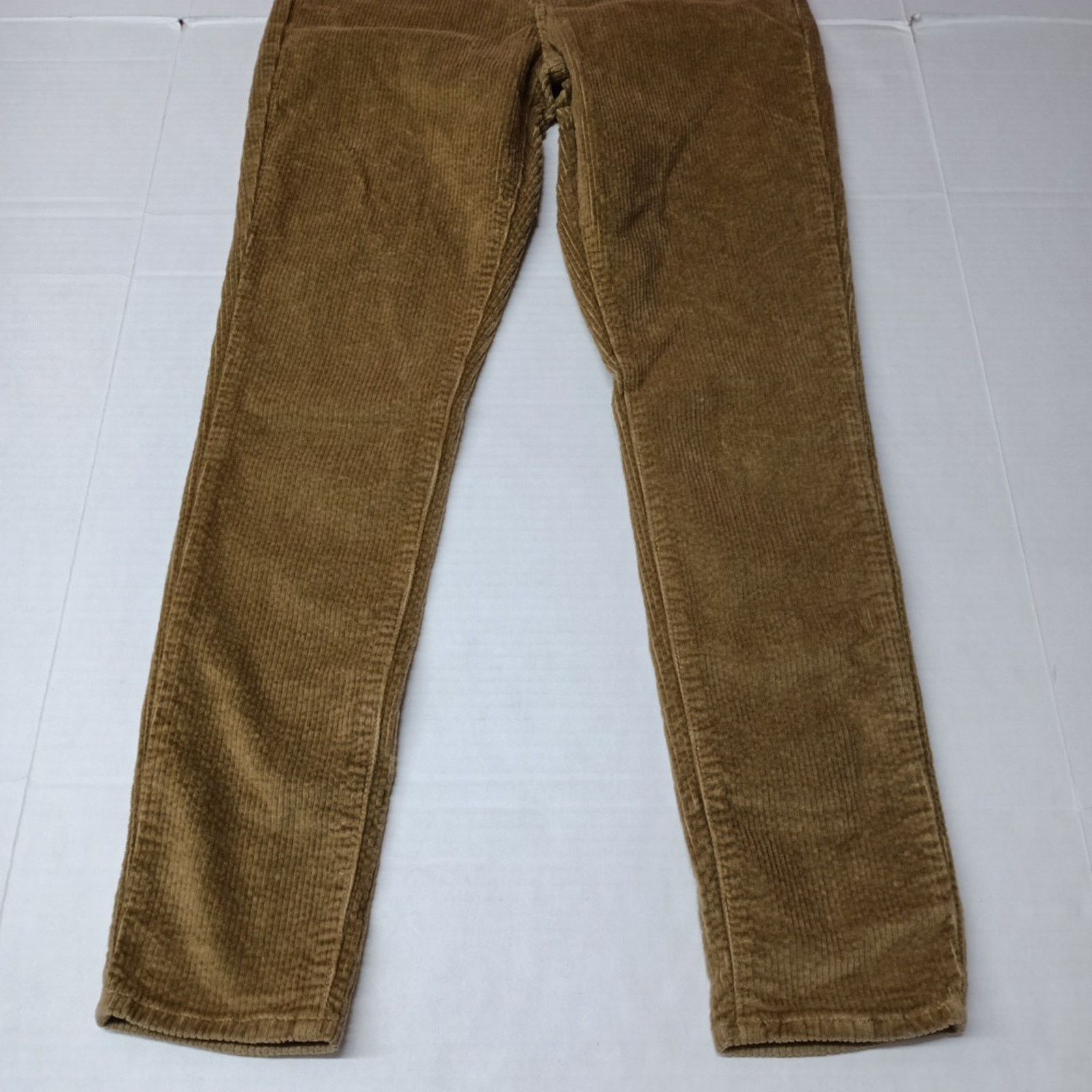 Levi's Levis 721 Corduroy Pants Womens 30x30 Brown Skinny IRREGULAR Size 30" / US 8 / IT 44 - 2 Thumbnail