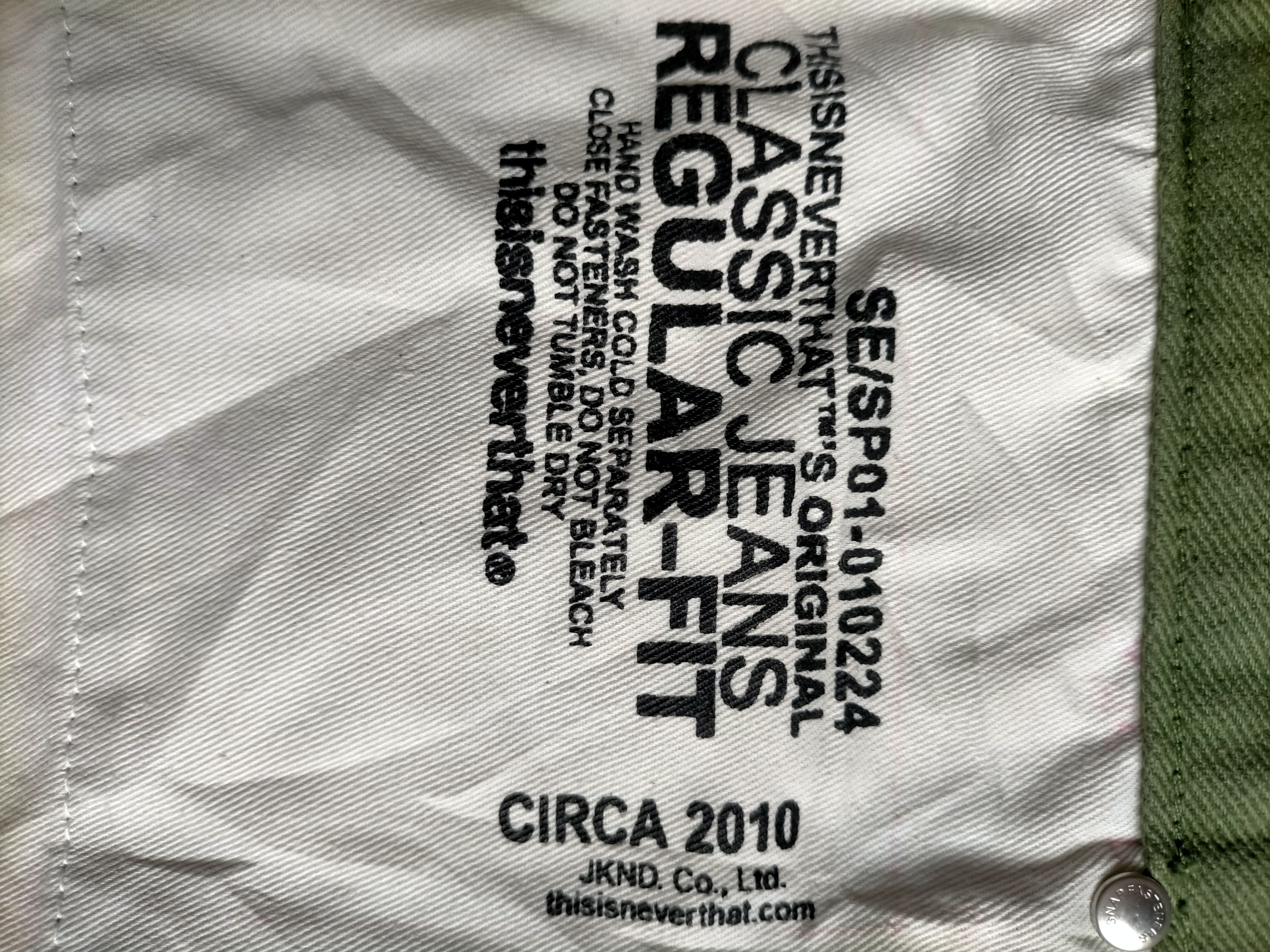 thisisneverthat Thisisneverthat Circa 2010 Reguar Fit Classic Jeans Size US 32 / EU 48 - 12 Thumbnail