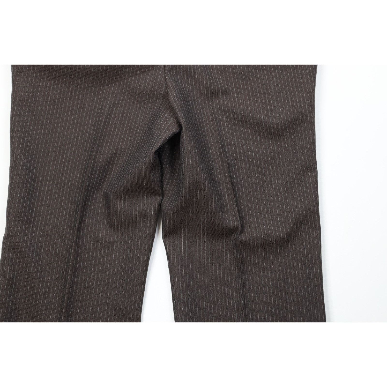 Vintage Vintage 70s 3 Piece Wool Pinstriped Suit Bell Bottoms Size 44L - 17 Thumbnail